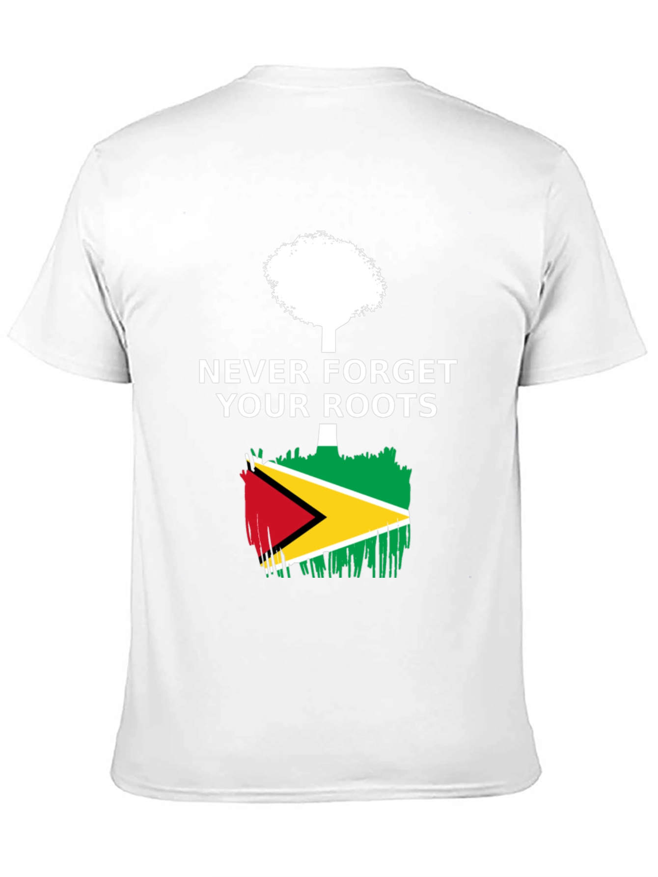 Black Guyana Roots T-Shirt - Never Forget view 11