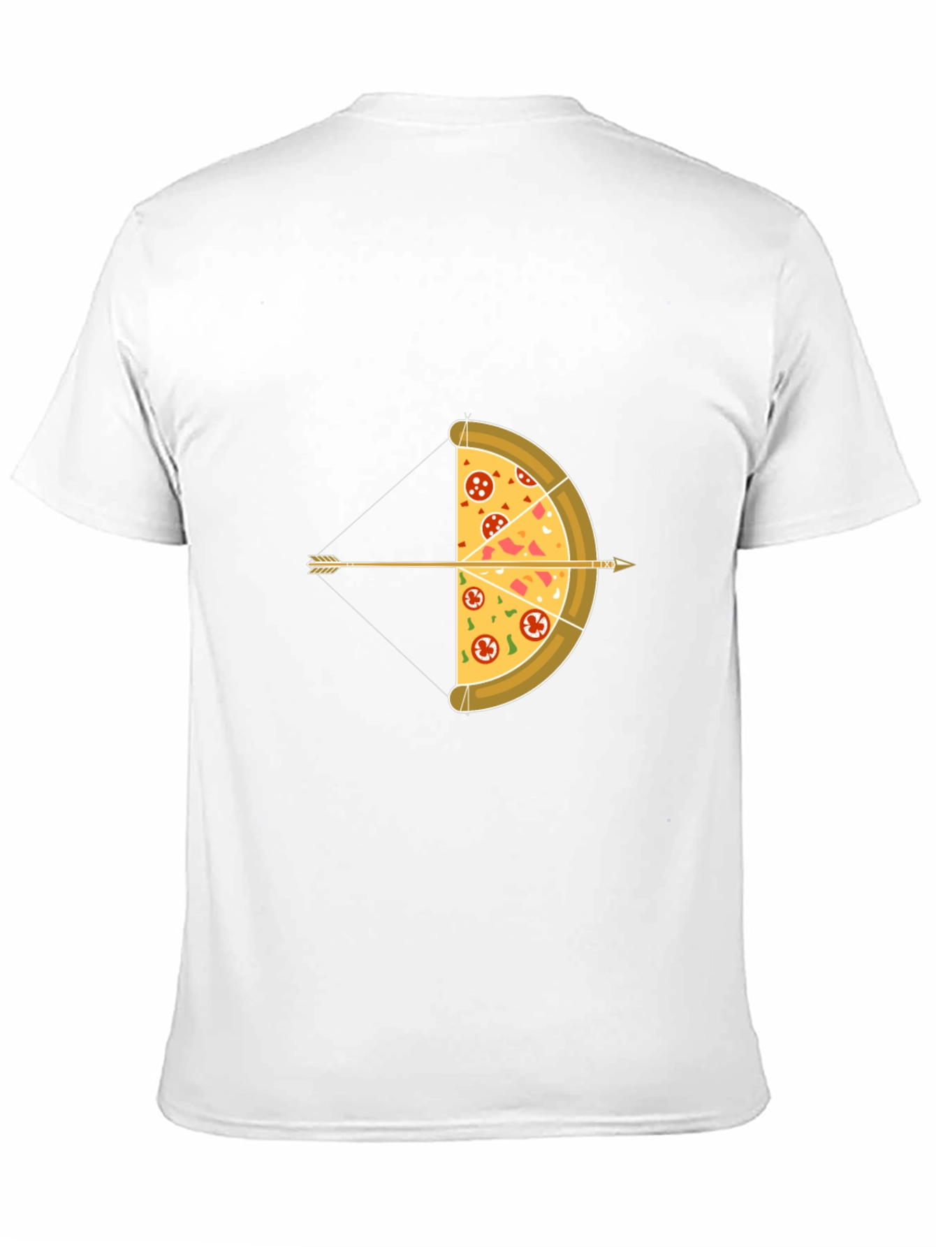 Black Pizza Bow & Arrow Graphic Tee view 11