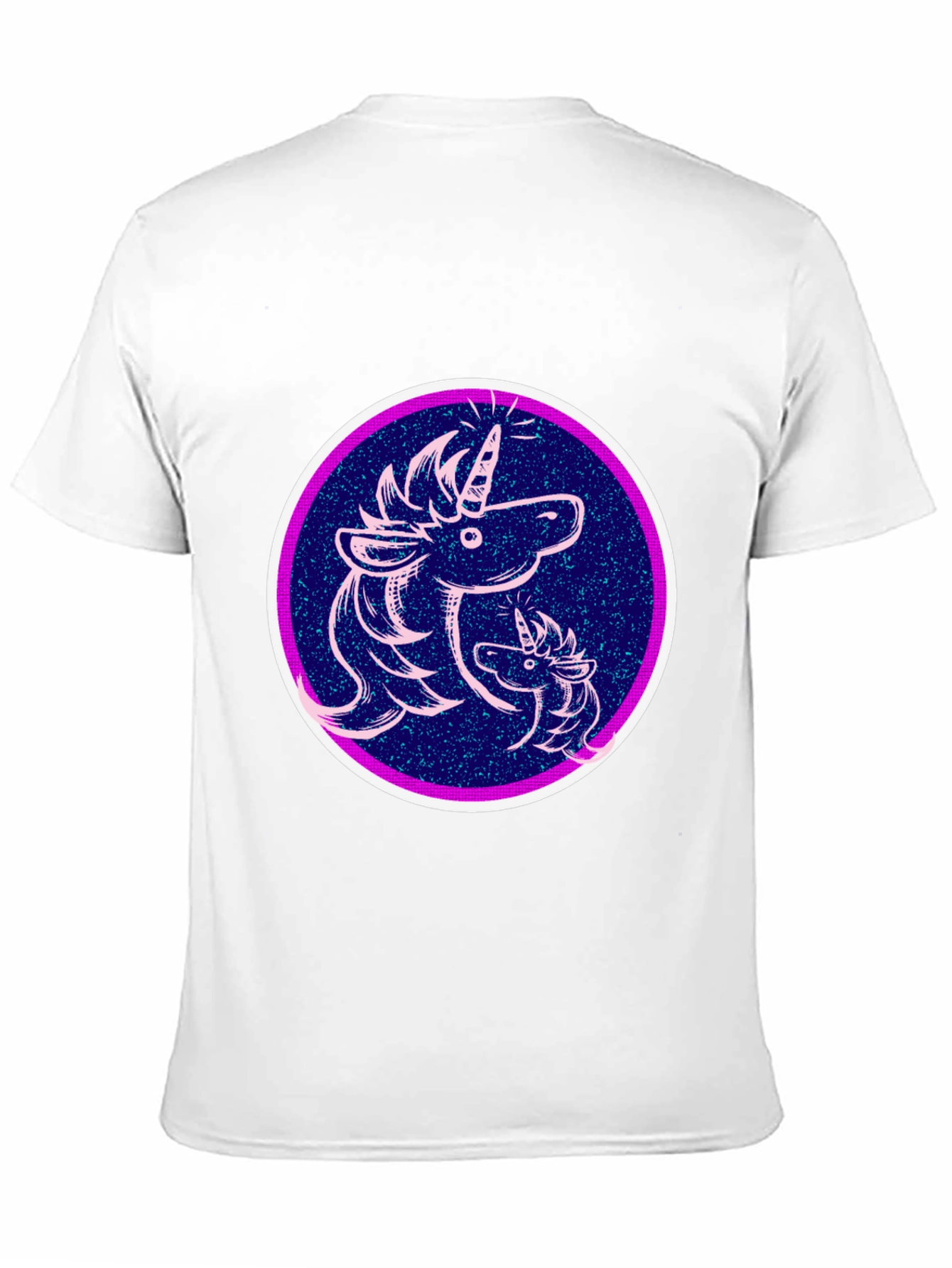 Black Unicorn Graphic Black T-Shirt view 11