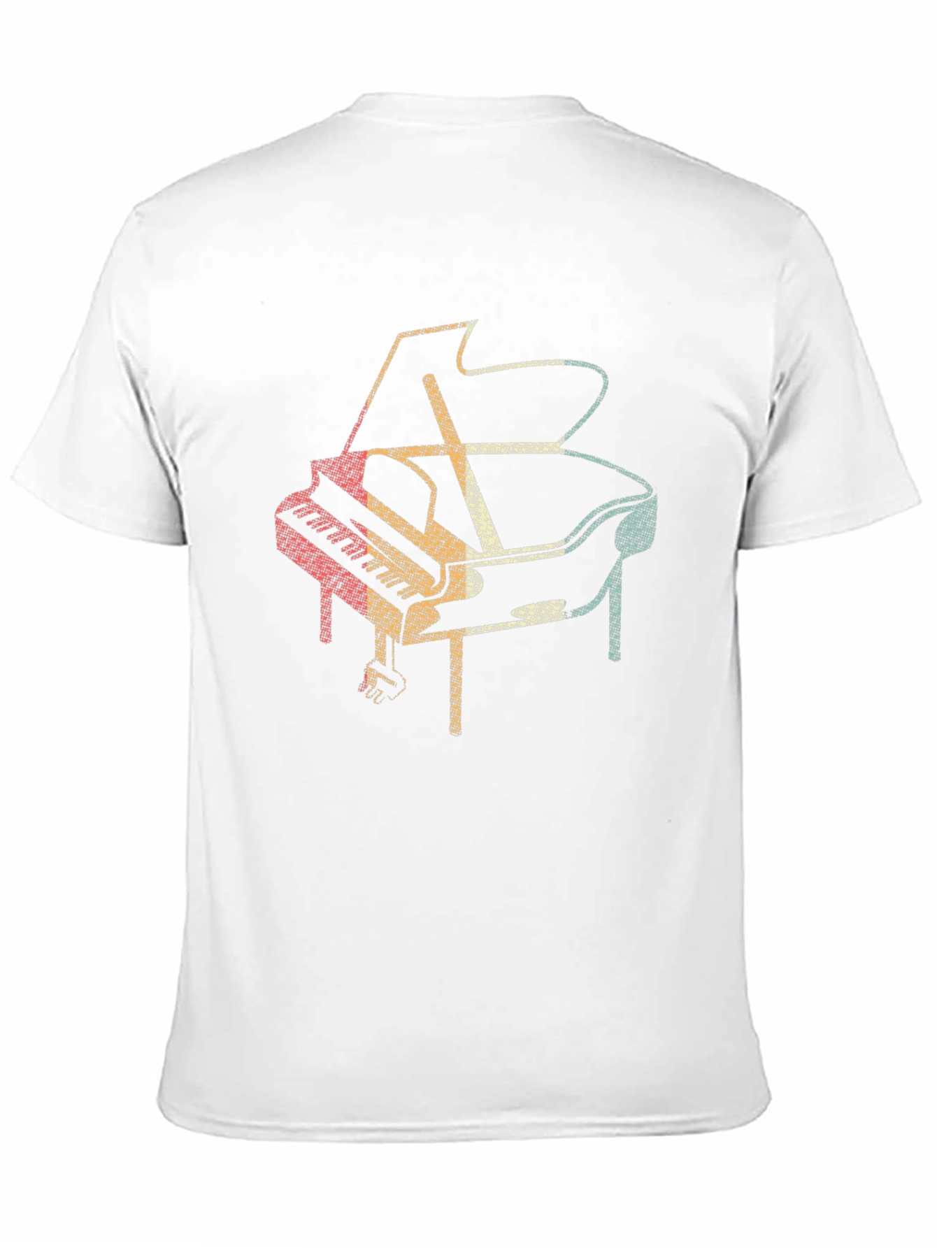 Retro Piano Graphic Tee - Music Lover Gift - 11