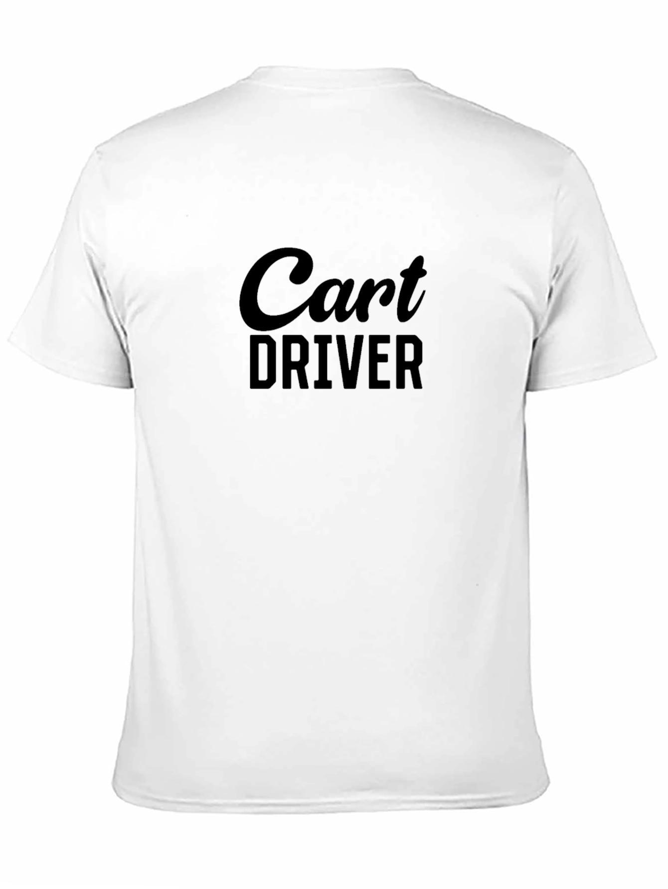Black Cart Driver Black T-Shirt - Casual Comfort view 11