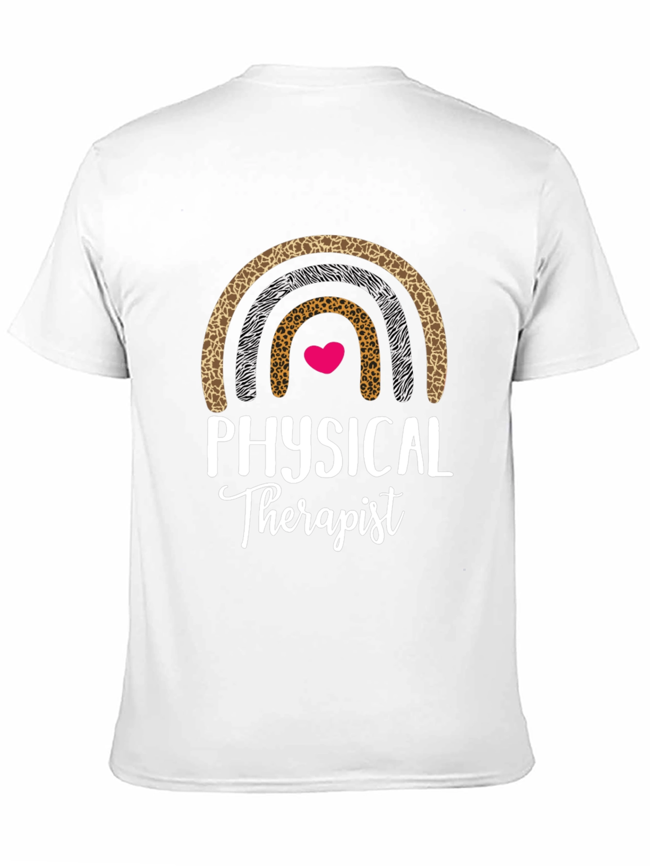 Black Physical Therapist Rainbow Graphic Tee view 11