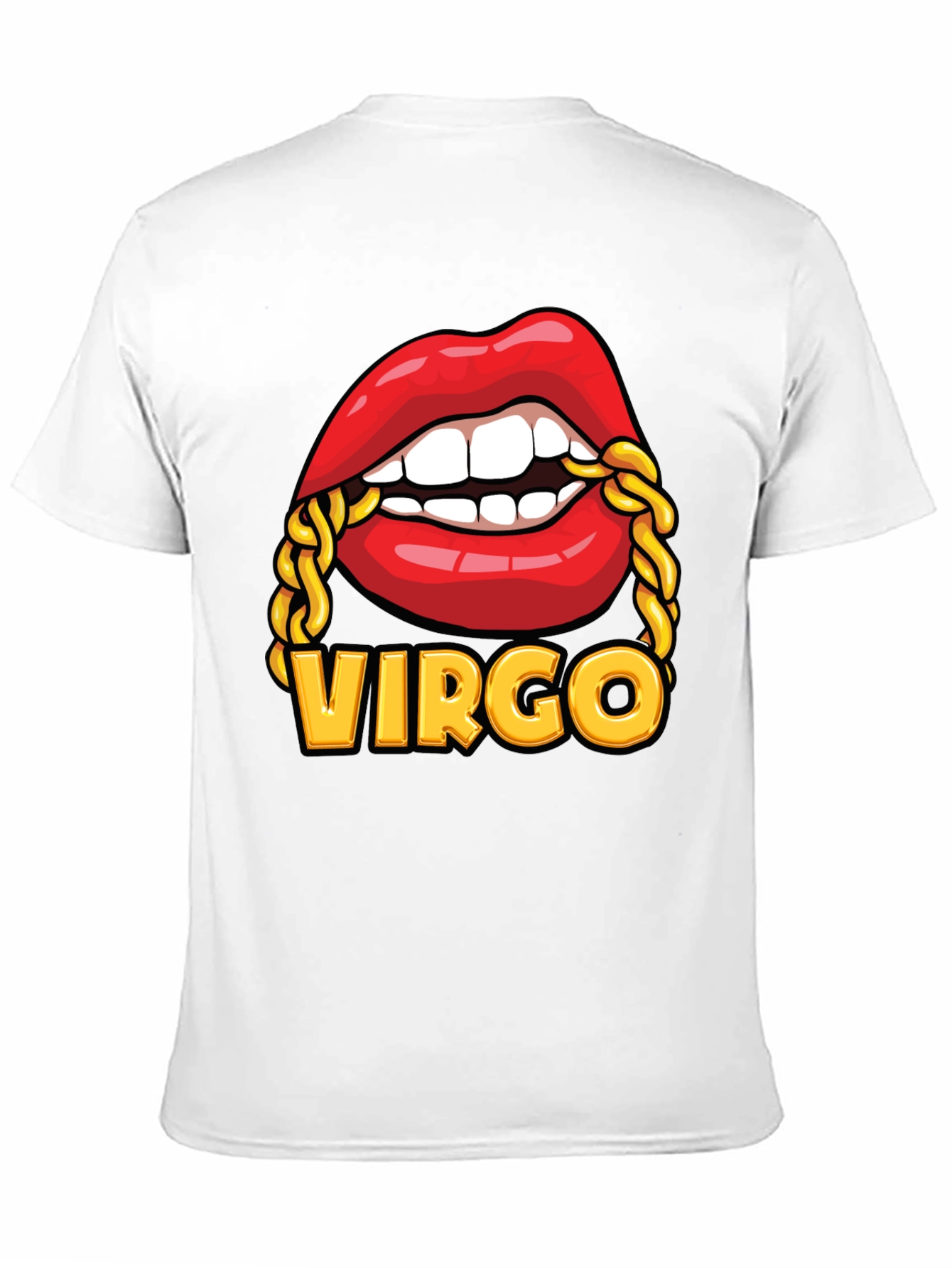 Black Virgo Lips Graphic Tee view 11