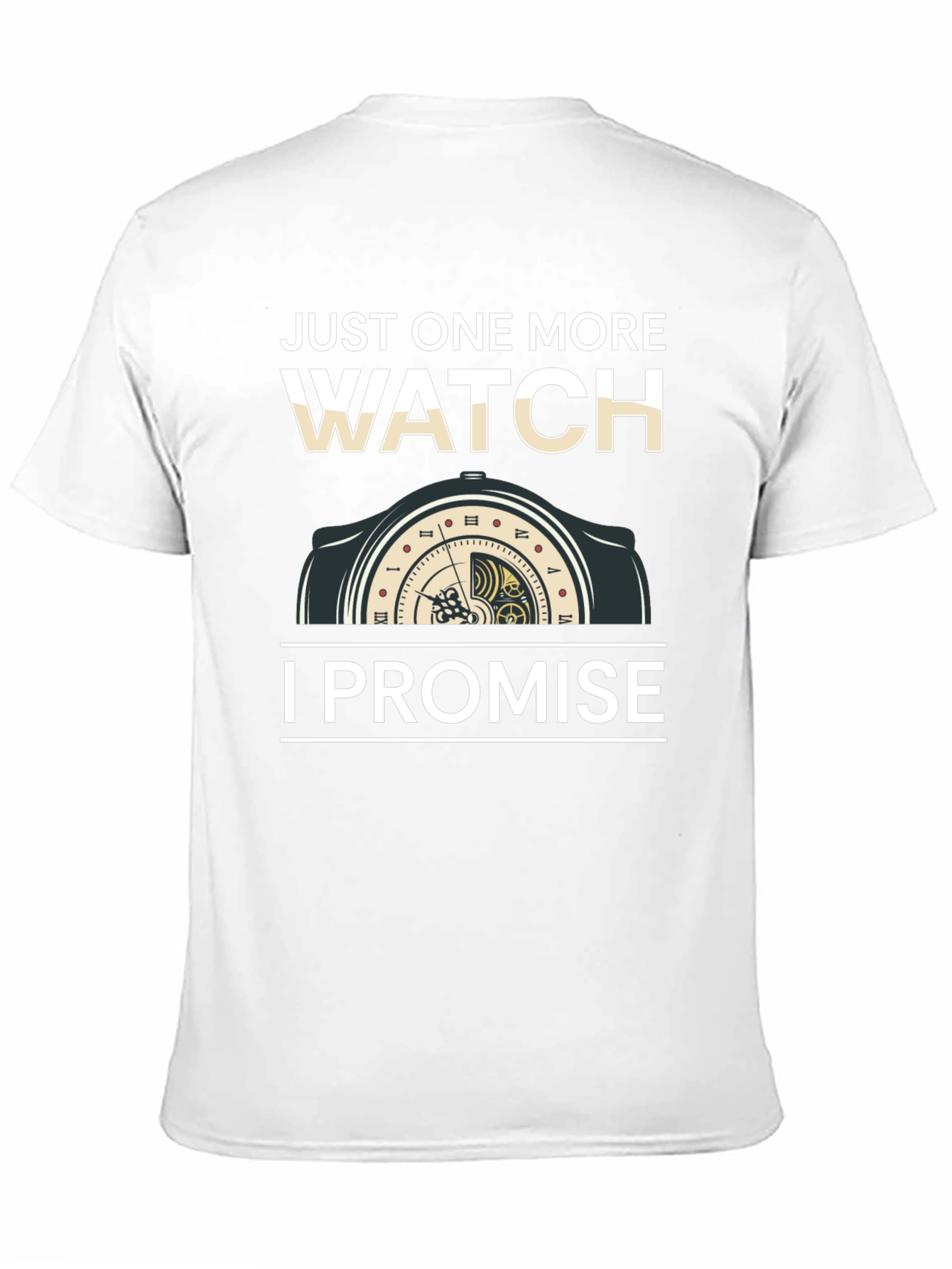 Black Just One More Watch T-Shirt view 11
