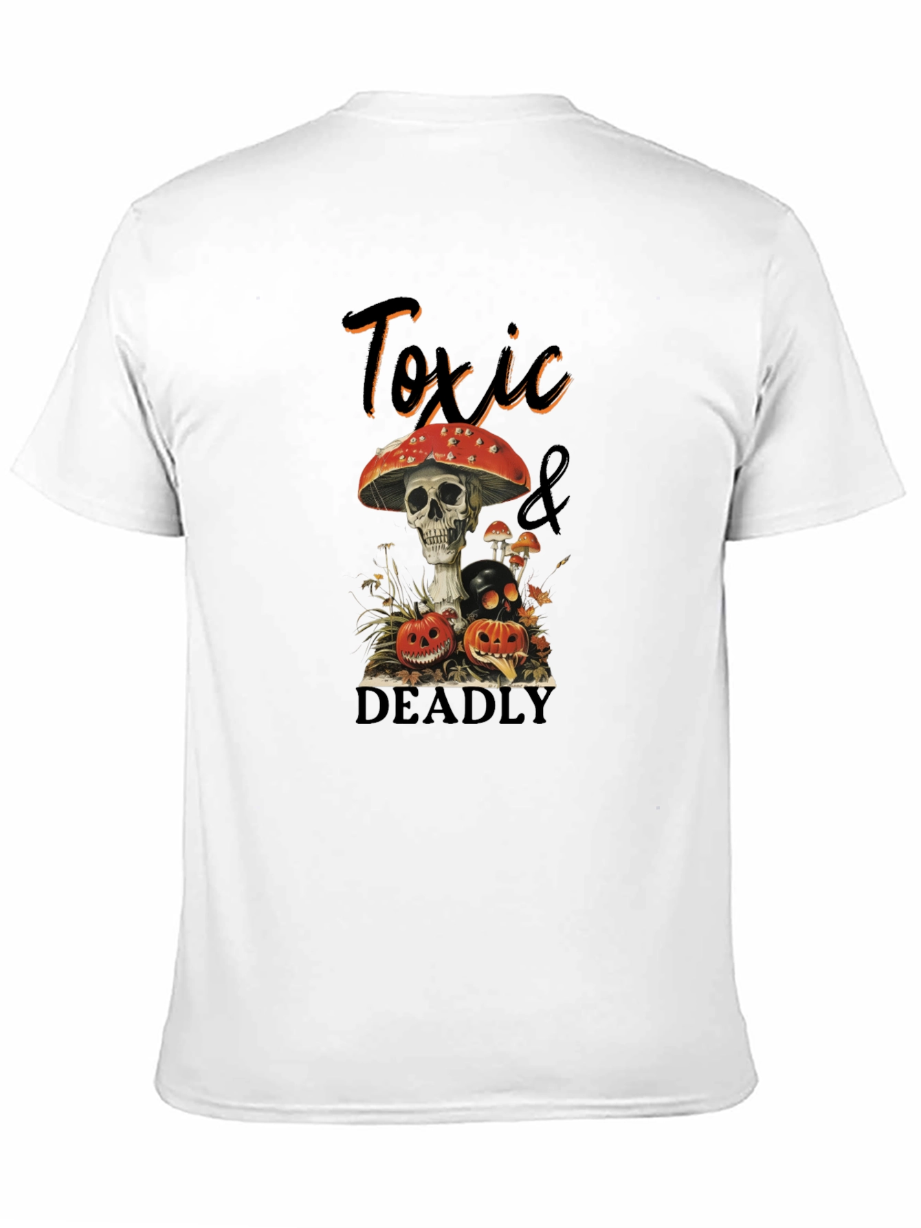 Black Toxic & Deadly Graphic T-Shirt view 11