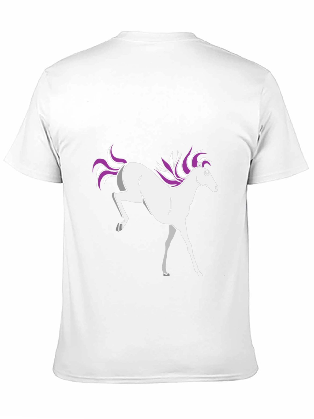 Black Unicorn Graphic Tee - Black Cotton T-Shirt view 11