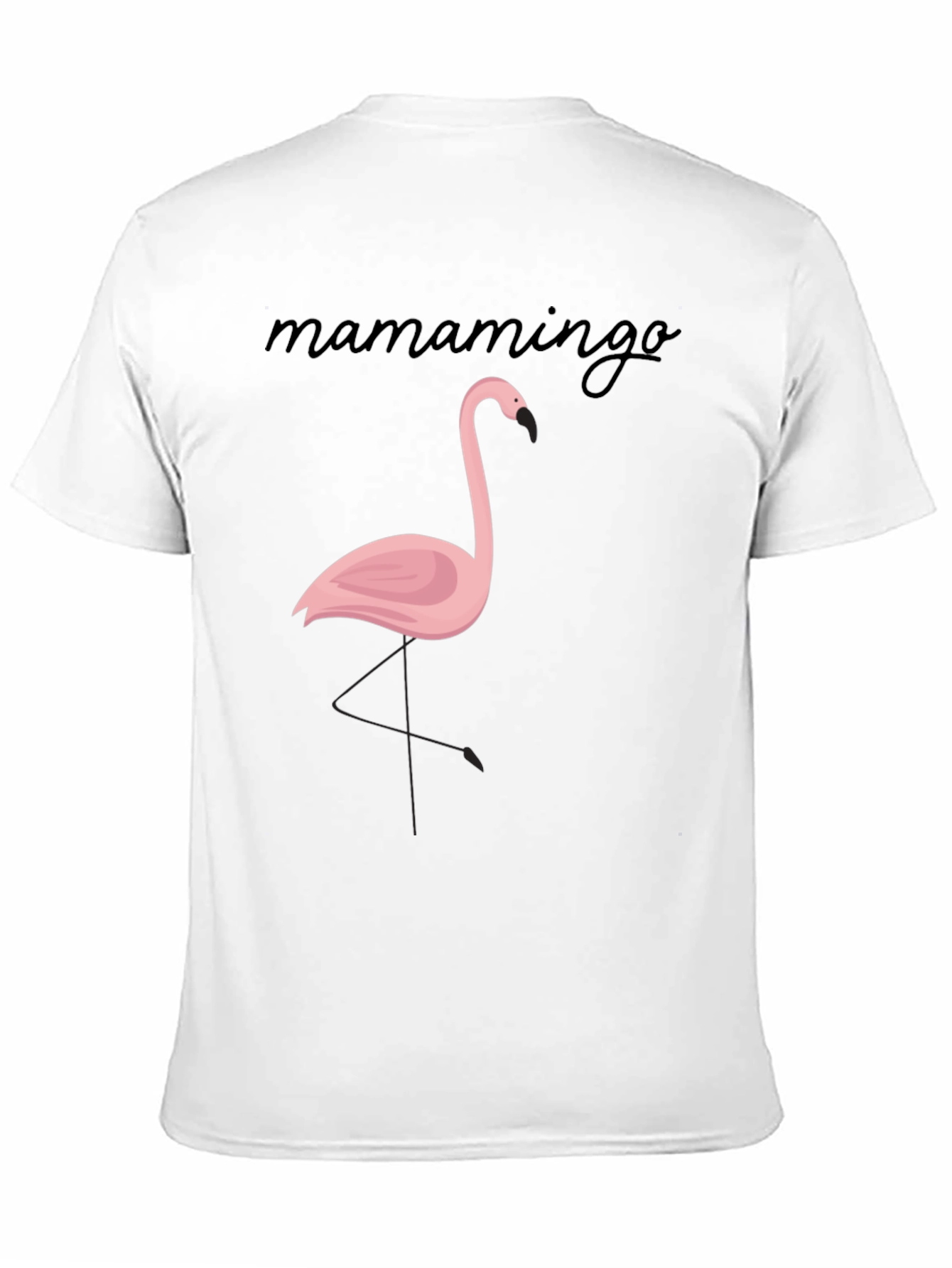 Mamamingo Flamingo Graphic Tee - Black - 11