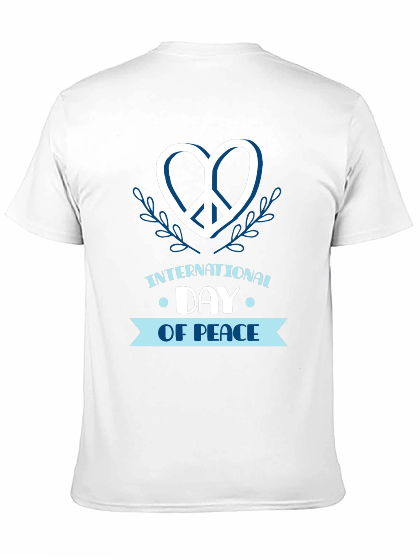 Black International Day of Peace T-Shirt view 11