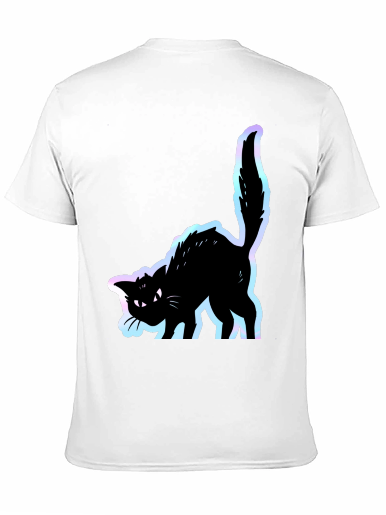 Black Black Cat Graphic Tee - Men's Short Sleeve Shirt view 11
