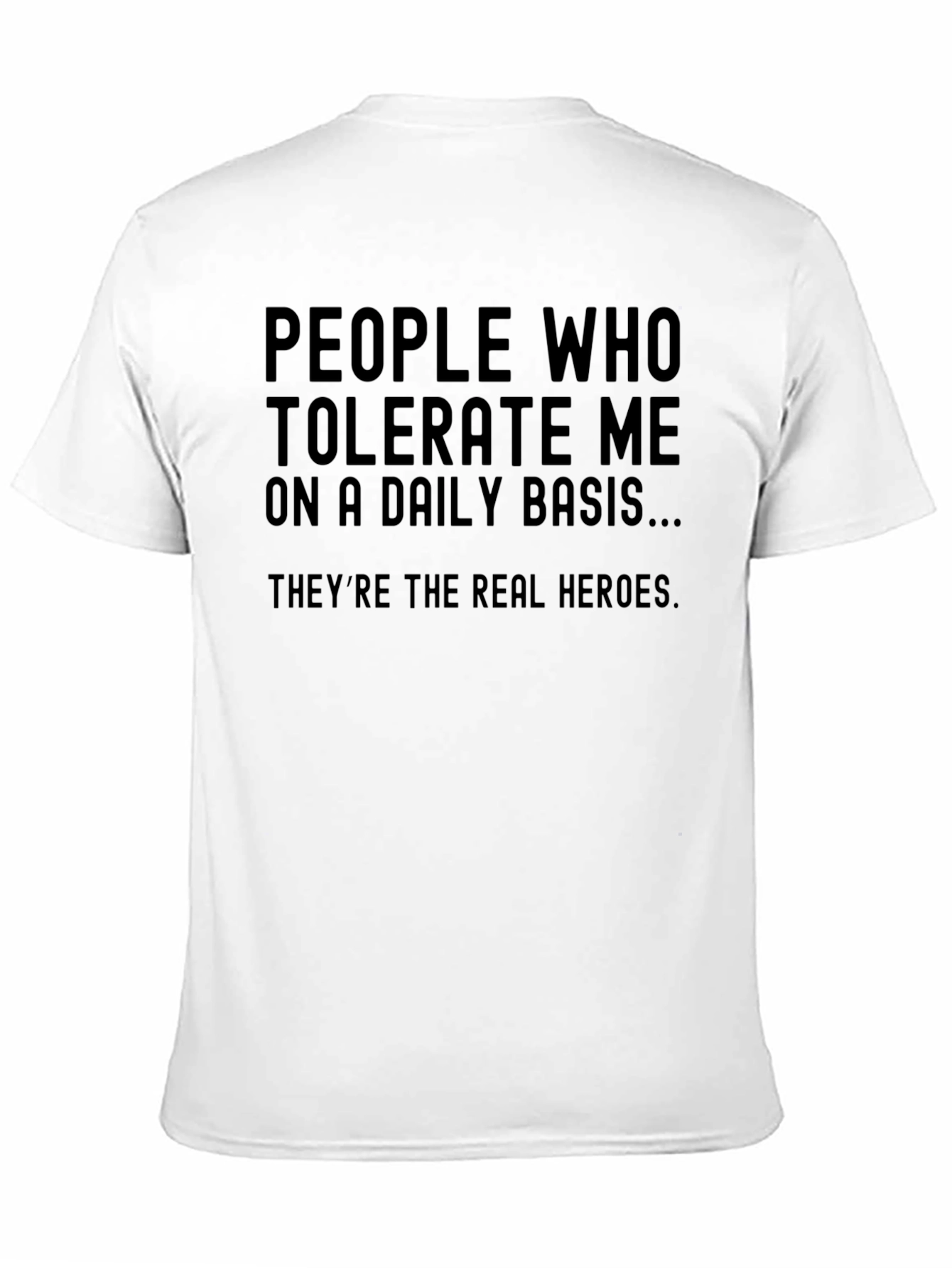 Black People Who Tolerate Me T-Shirt view 11