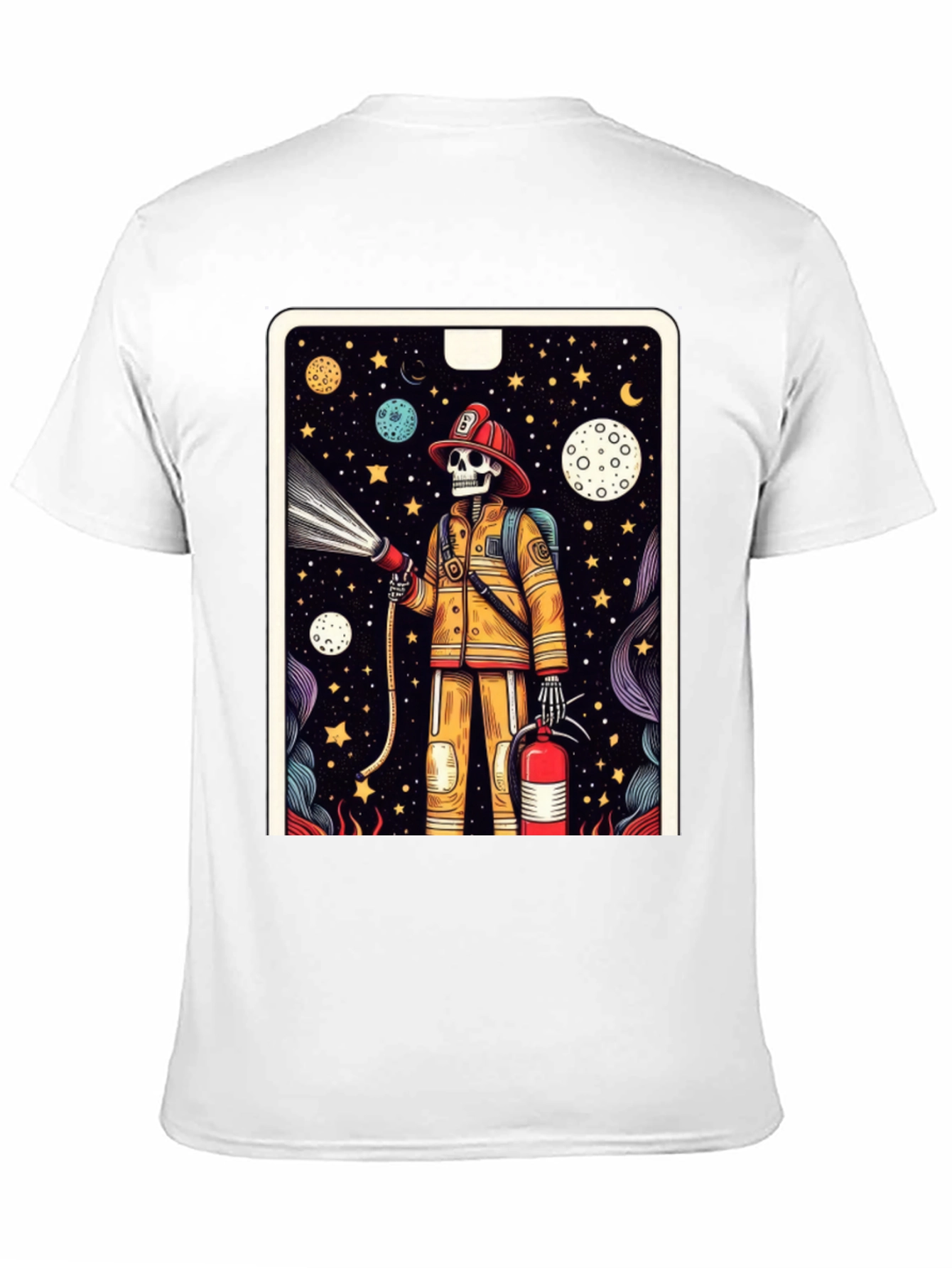 Skeleton Firefighter Graphic Tee - 11