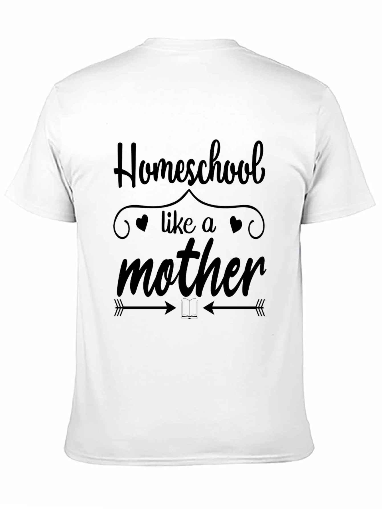 Black Homeschool Like a Mother T-Shirt view 11