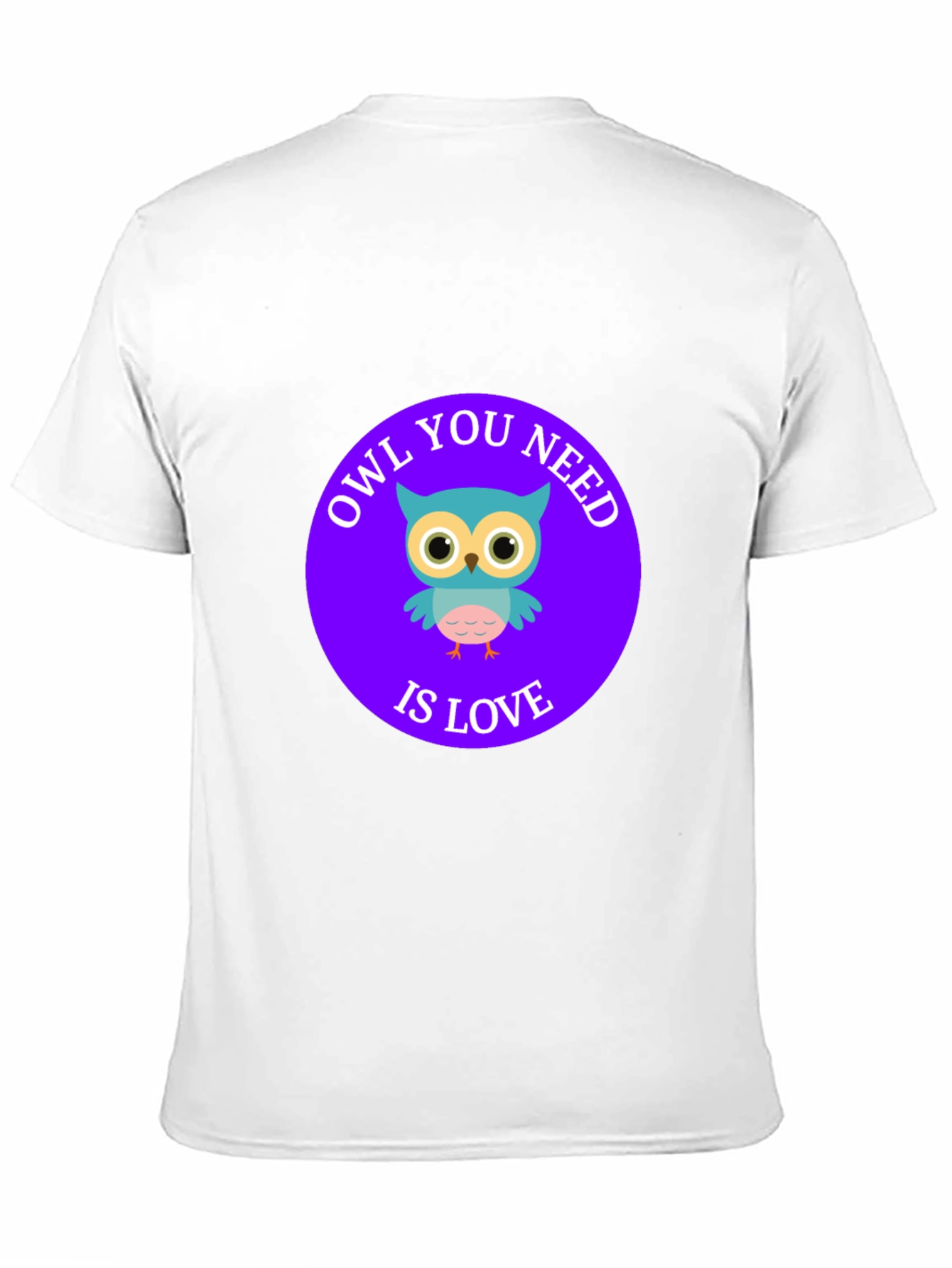 Black Owl You Need Is Love T-Shirt - Cute Cartoon Design view 11