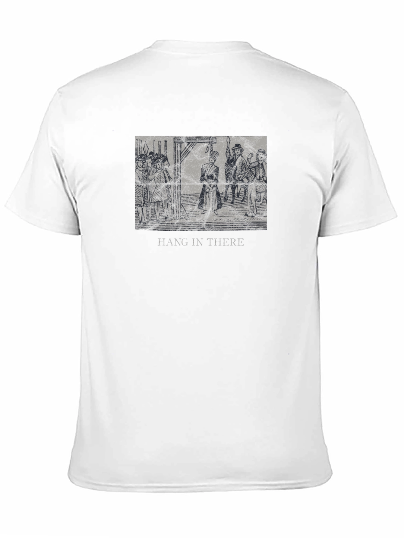 Black Hang In There Graphic Tee - Black Humor T-Shirt view 11