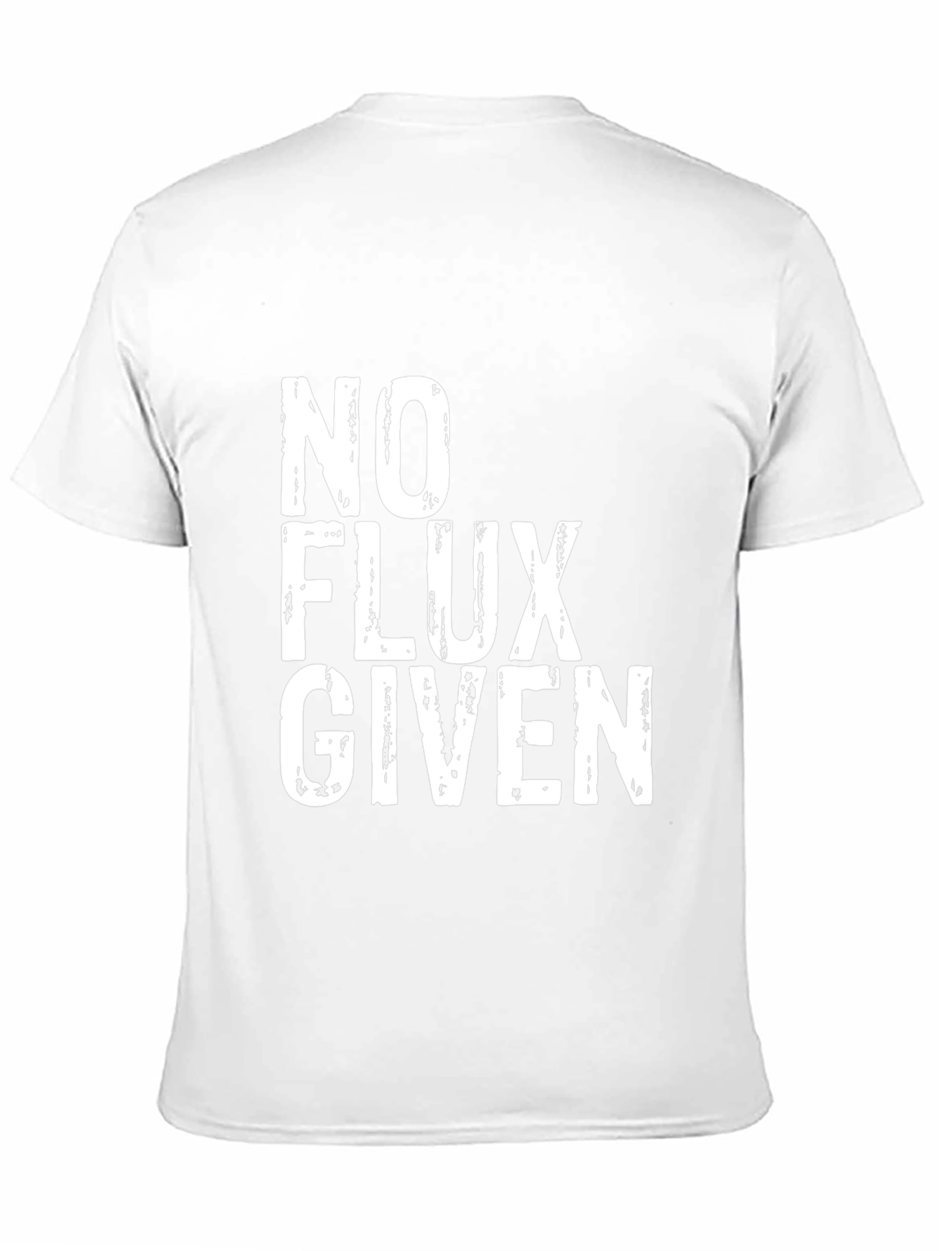 Black No Flux Given Graphic T-Shirt - Black Cotton Tee view 11