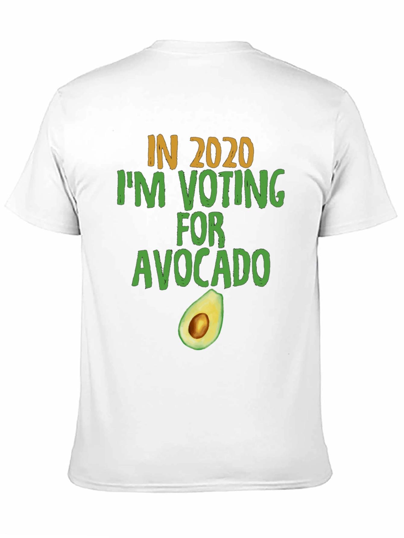 Black Avocado Voting Tee - 2020 Election Humor view 11