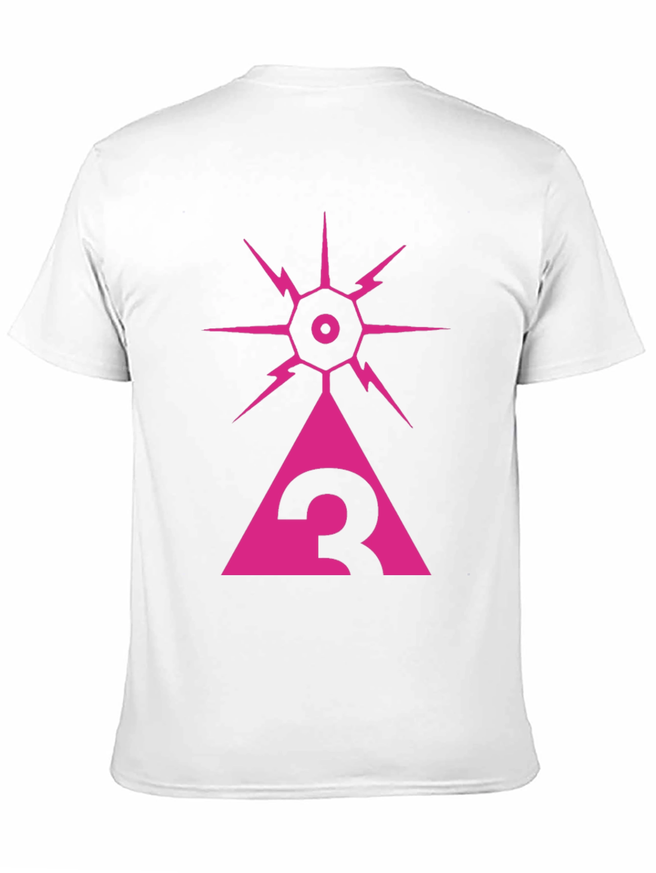 Black Eye of Providence Triangle Graphic Tee - Black view 11