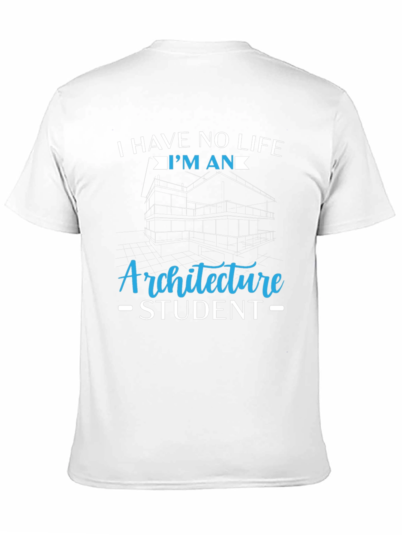 Black Architecture Student Tee: No Life, I'm An... view 11