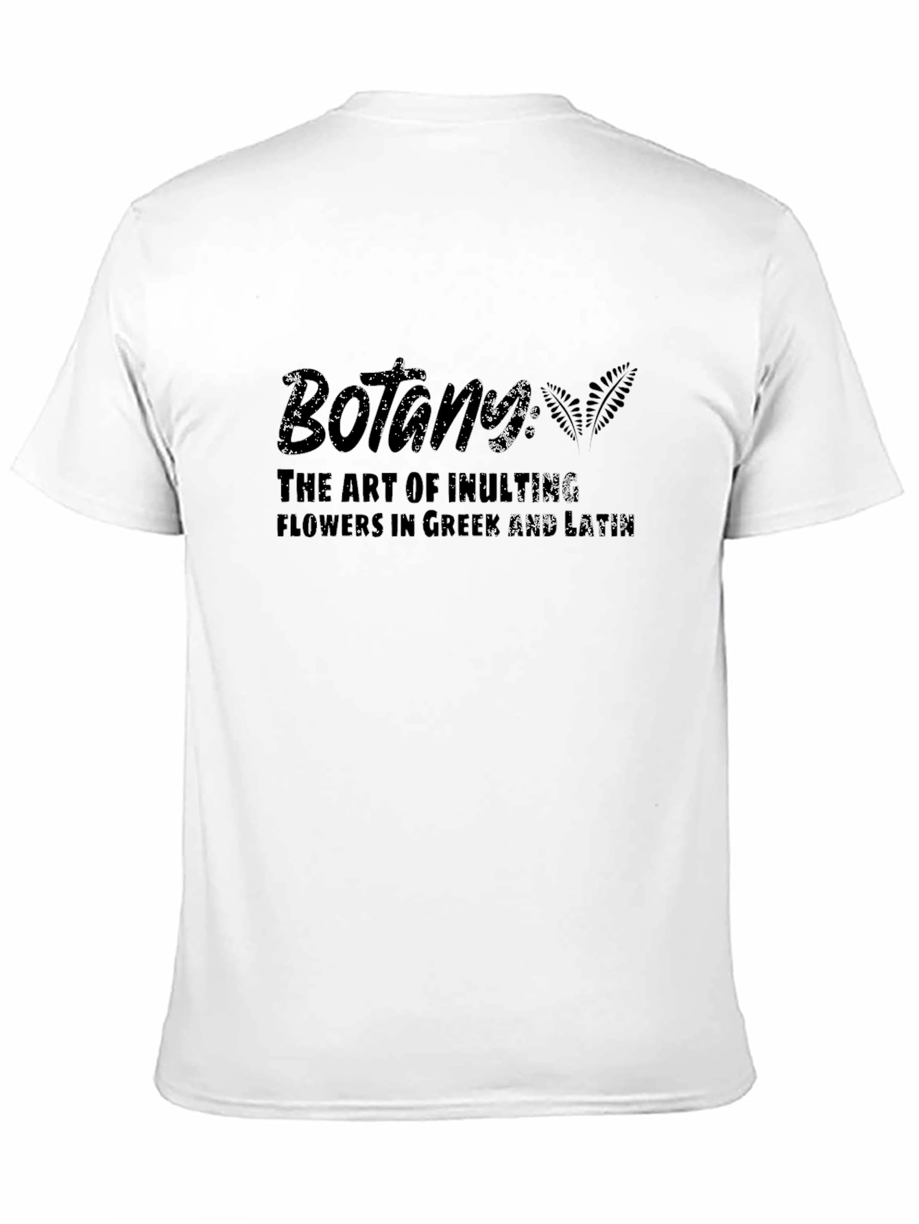 Black Botany Graphic Print T-Shirt view 11