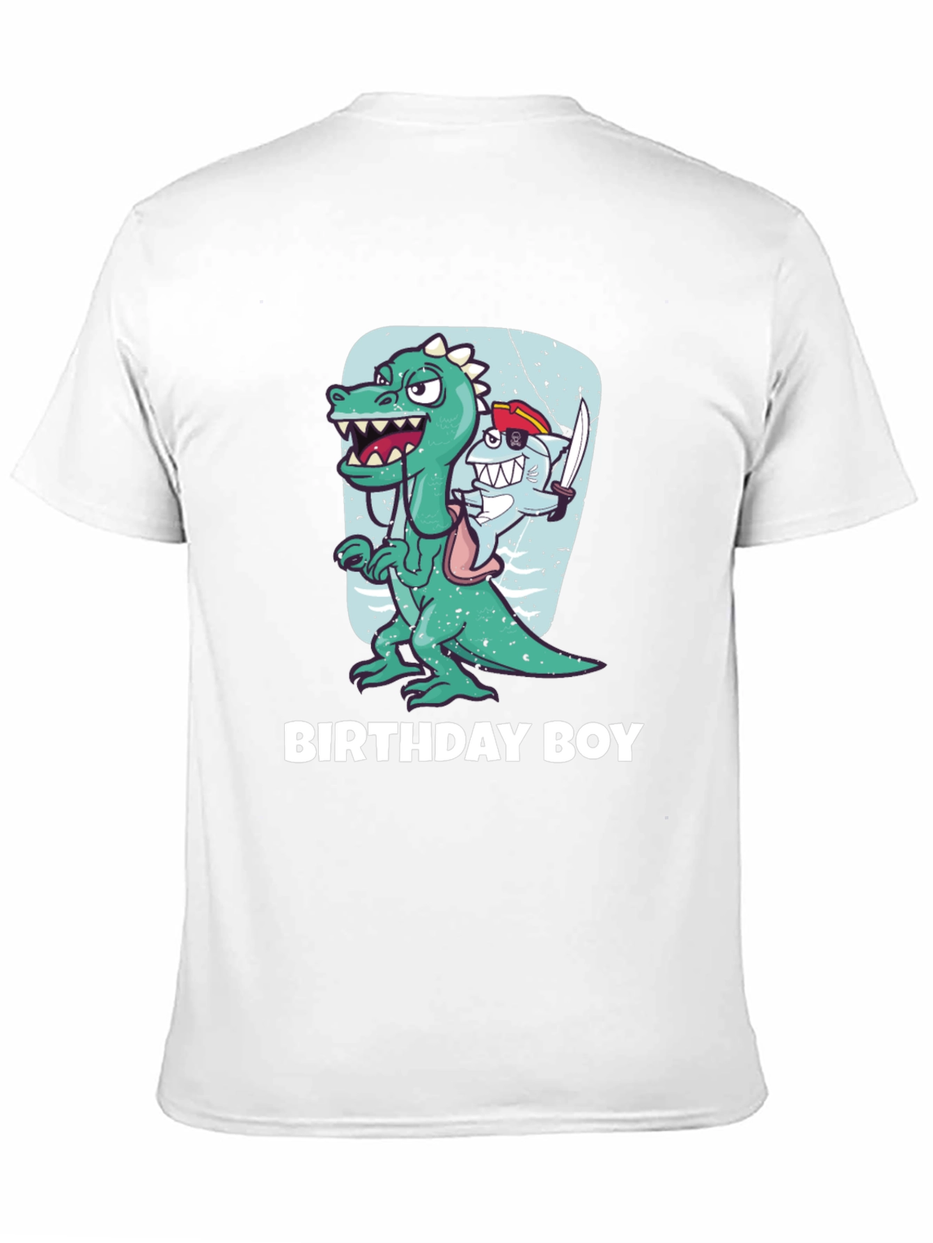 Black Birthday Boy Dinosaur T-Shirt view 11