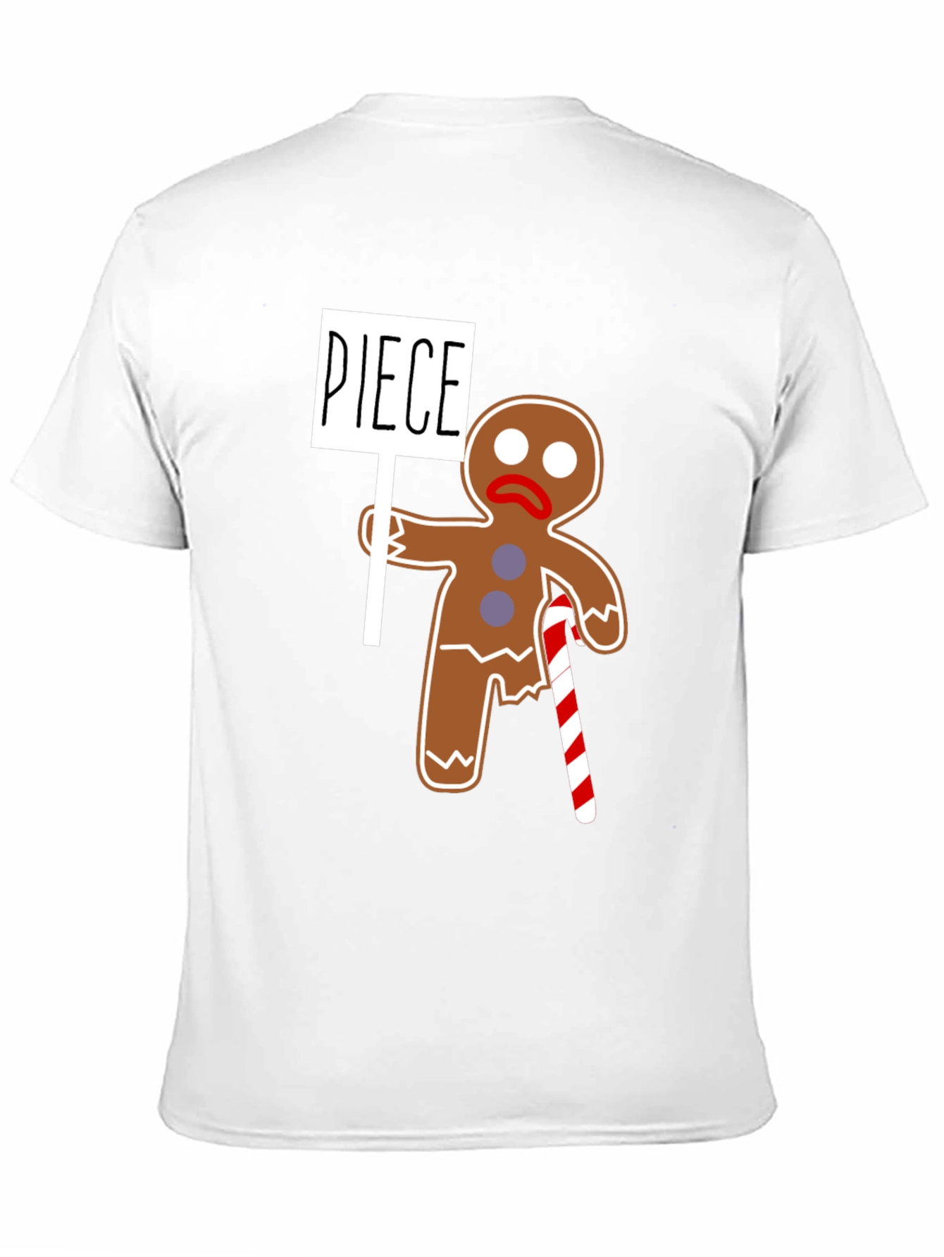 Funny Gingerbread Man Piece T-Shirt - 11