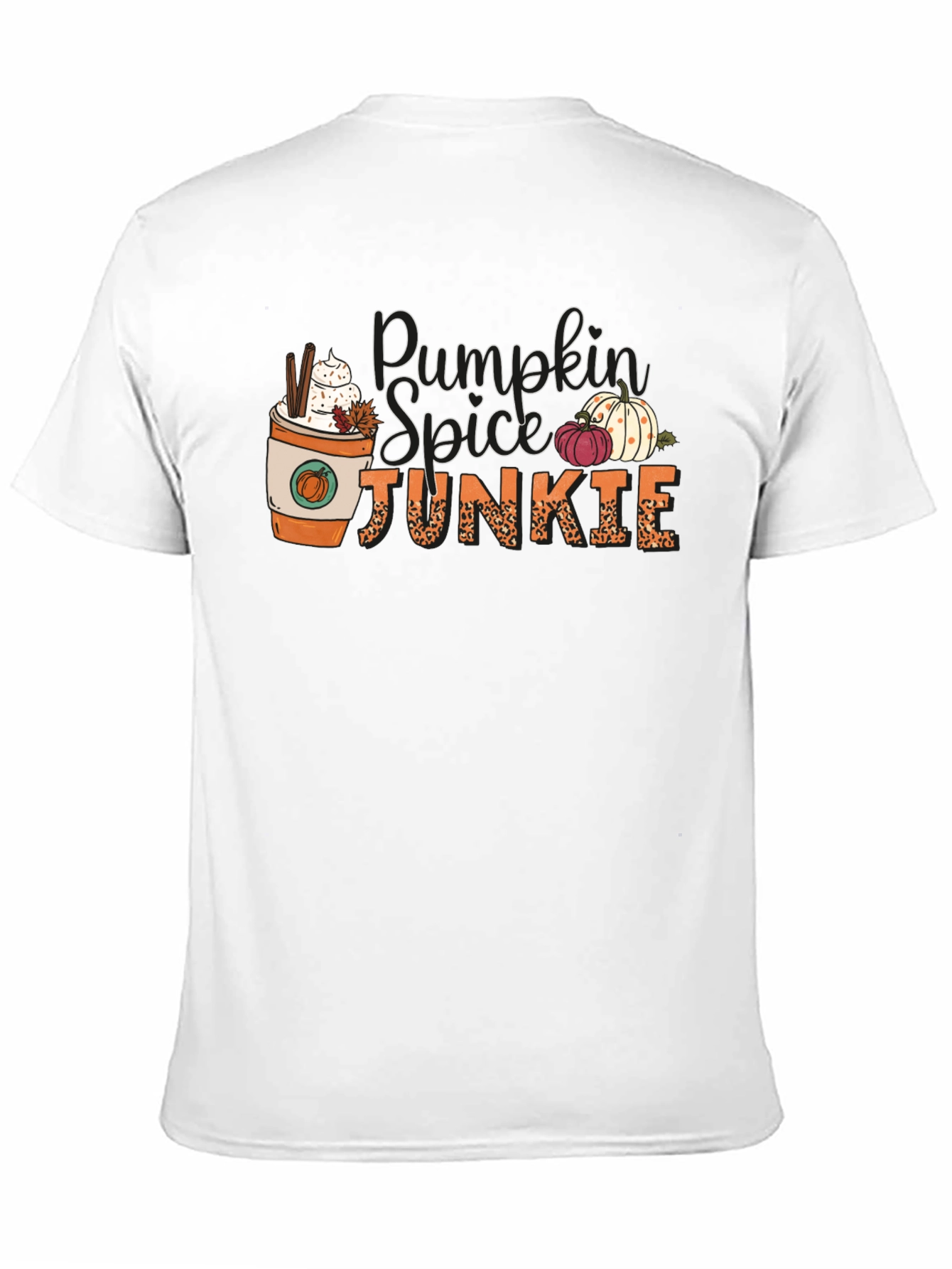 Black Pumpkin Spice Junkie Black Tee view 11