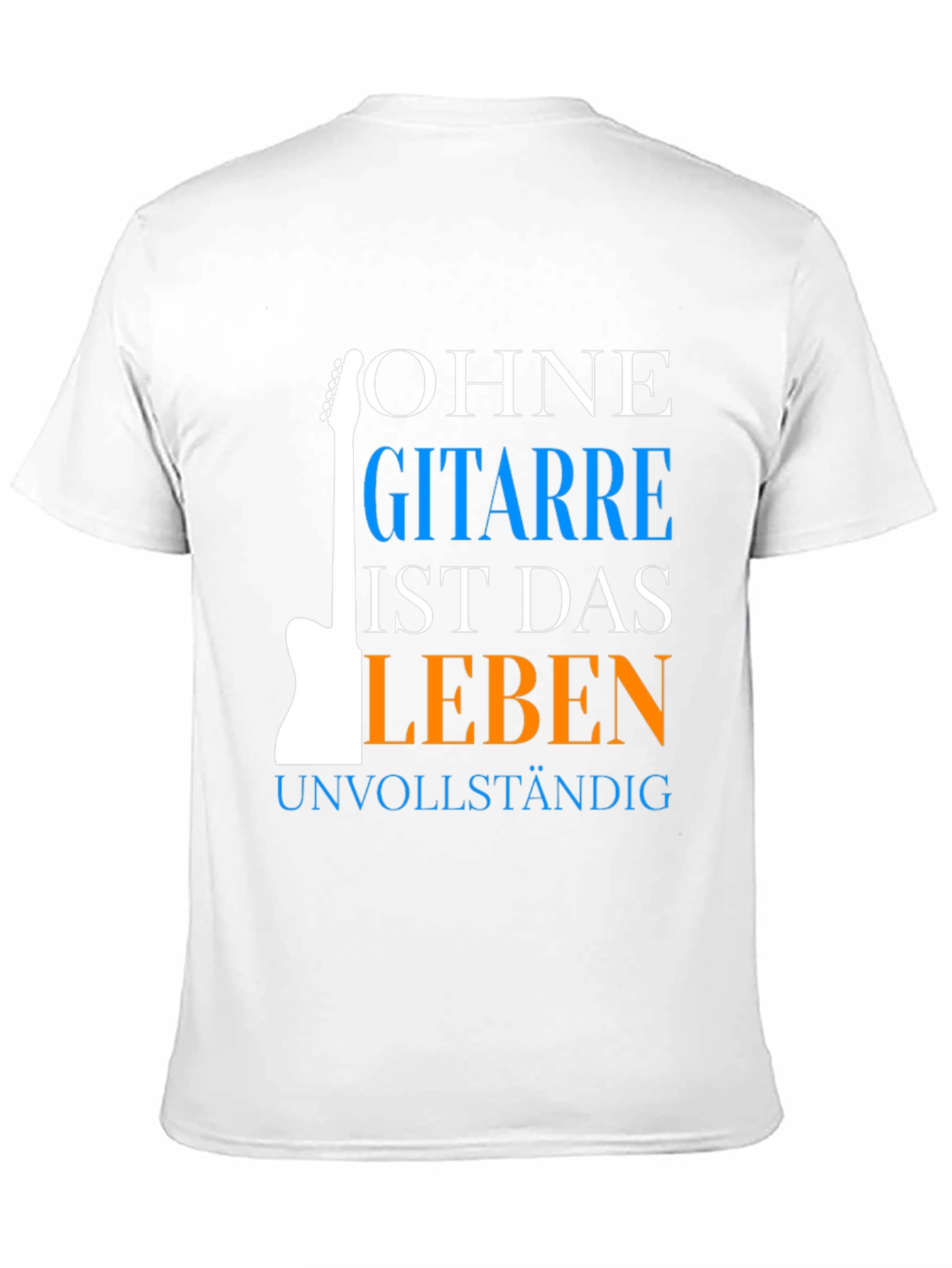 Black Guitar Lover T-Shirt - Ohne Gitarre Ist Das Leben view 11