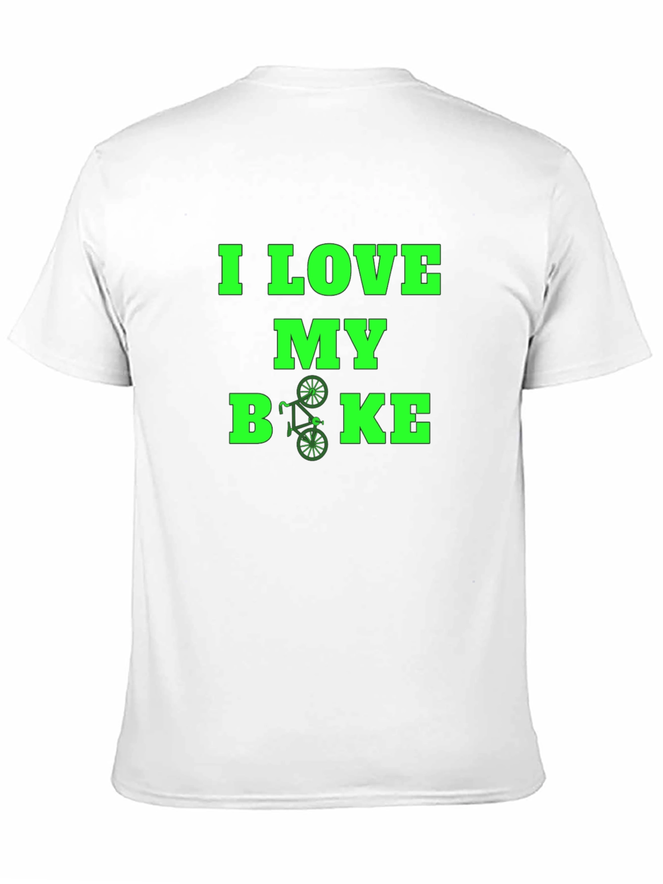 Black I Love My Bike Graphic Tee - Black view 11