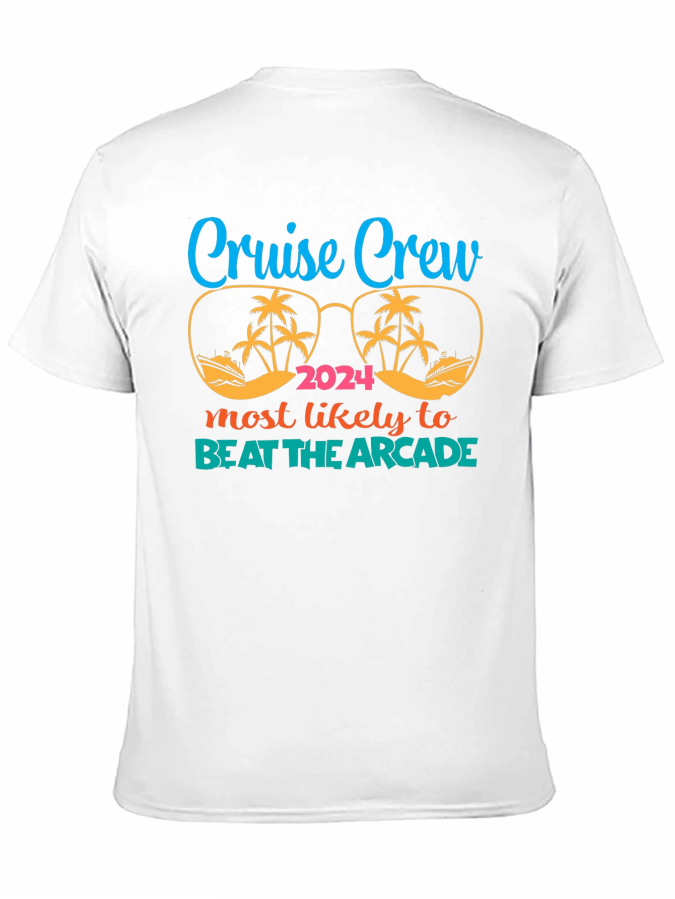 Black Cruise Crew 2024 Arcade T-Shirt view 11