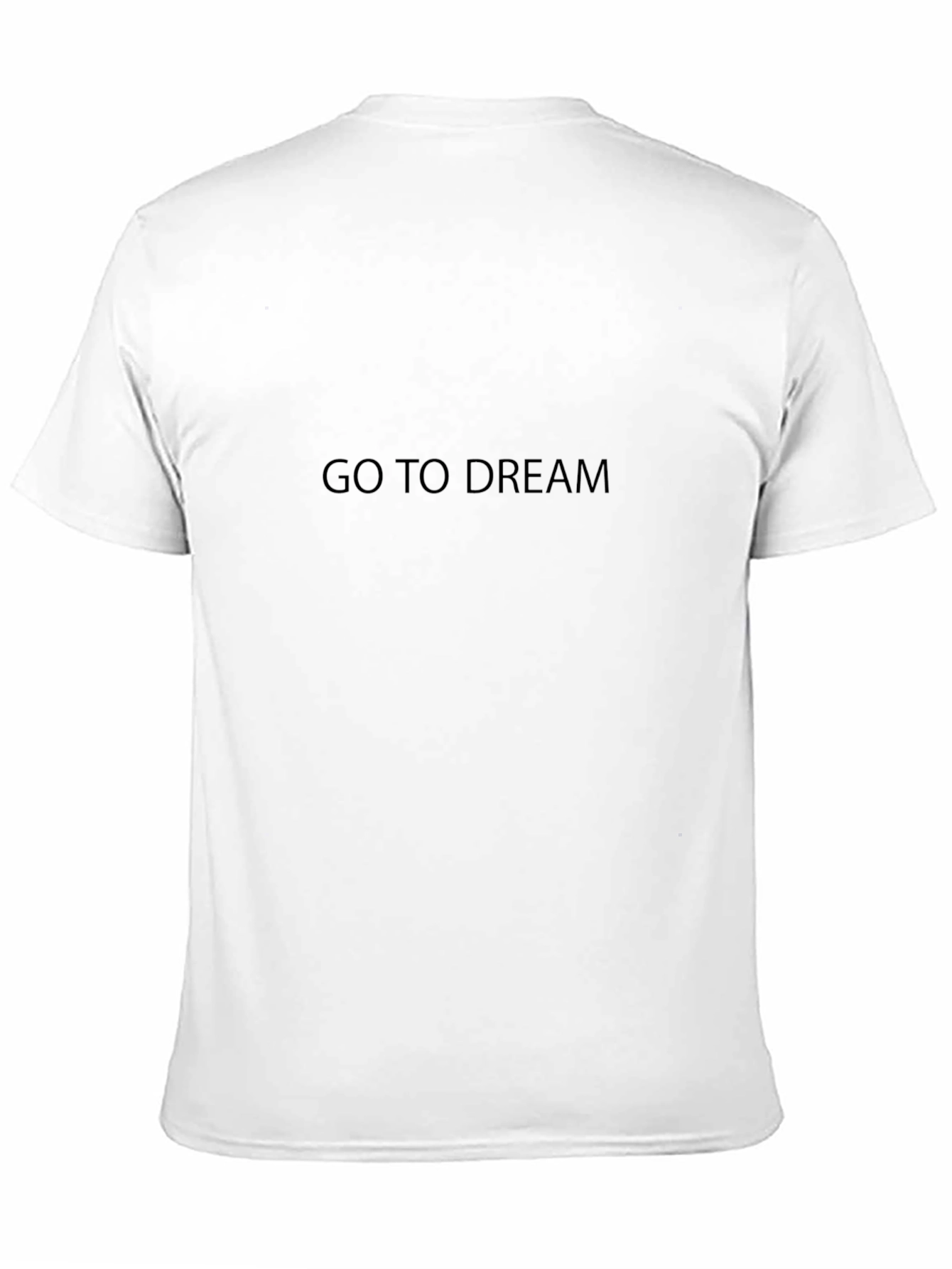 Black Go To Dream Black T-Shirt view 11