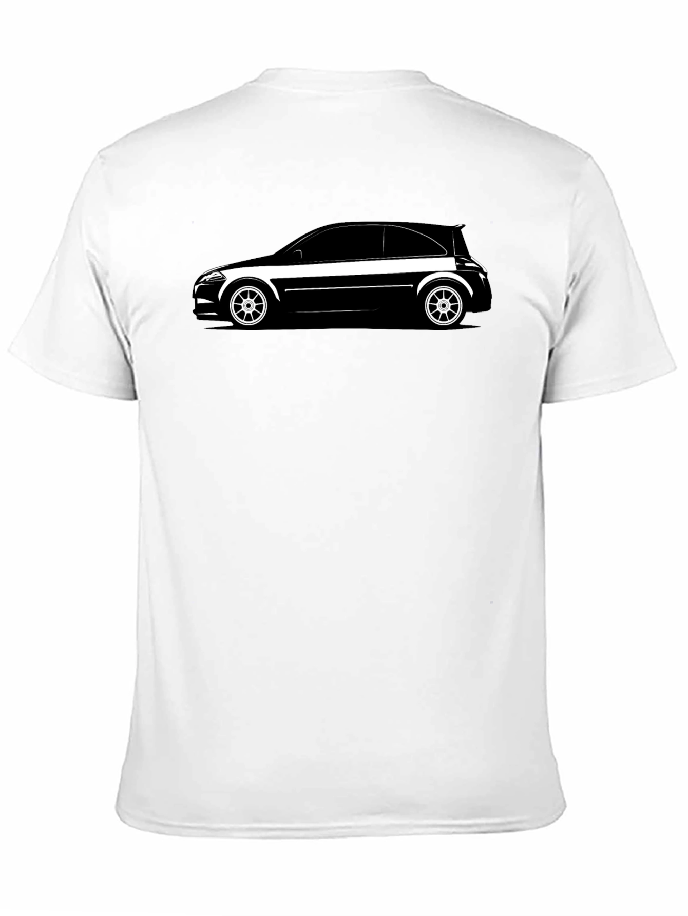 Black Sleek Black Car Graphic Tee view 11