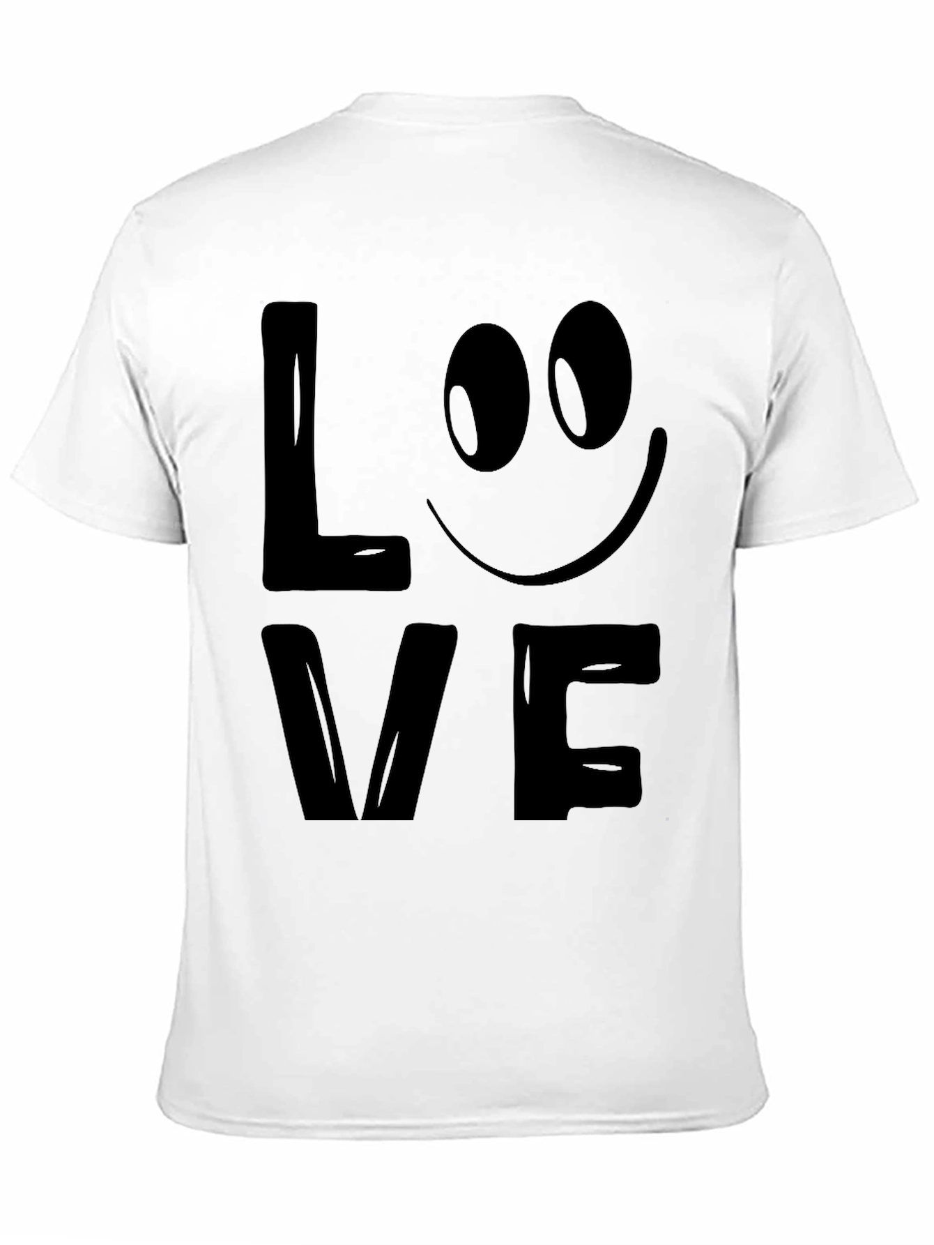 Black Love Graphic T-Shirt - Men's Black Tee view 11