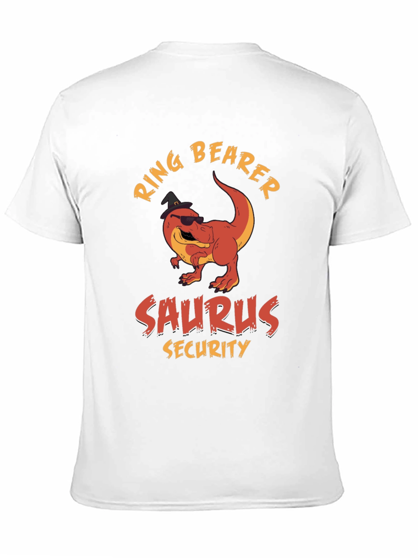 Black Ring Bearer Saurus Security T-Shirt view 11