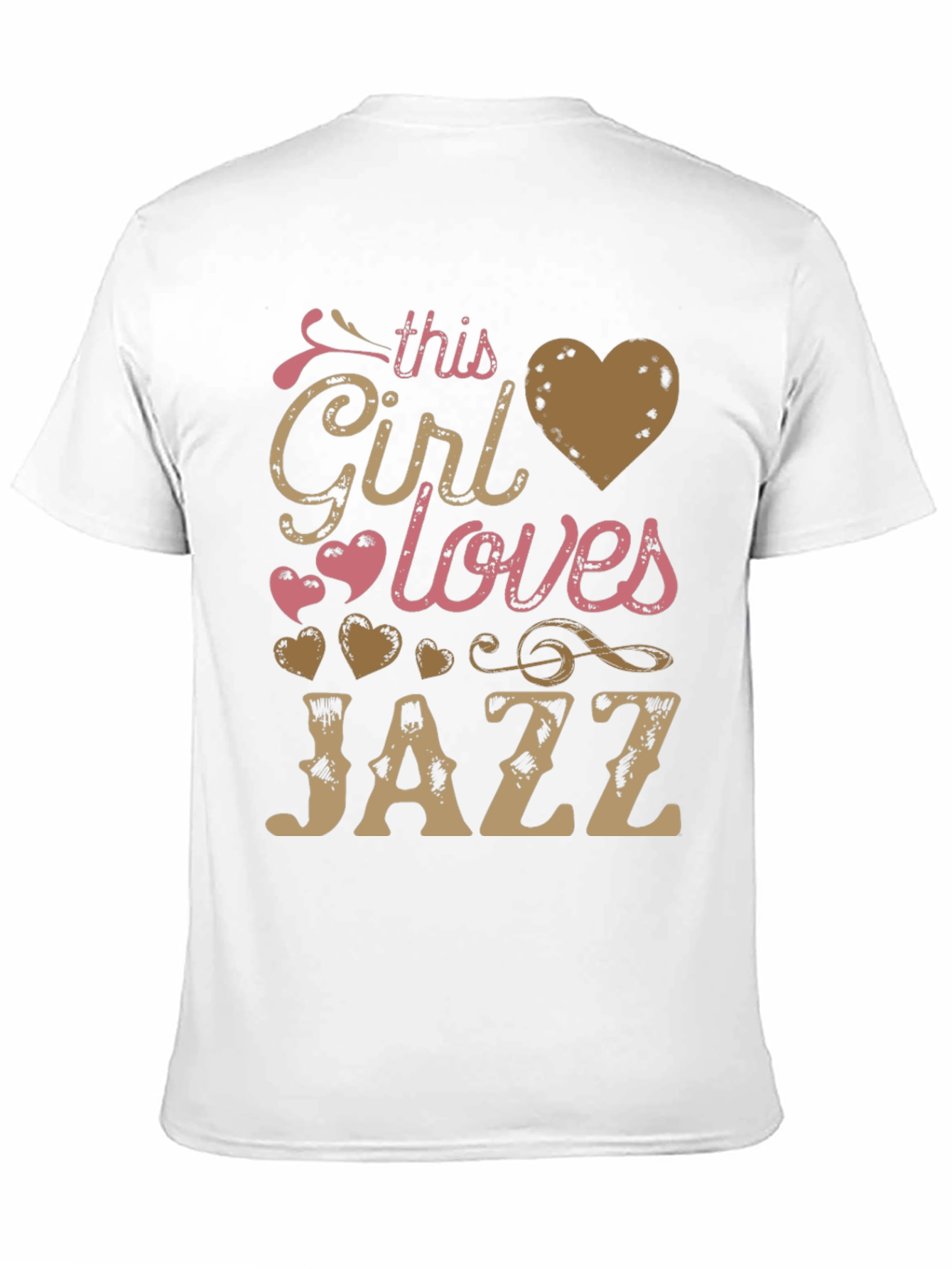 Black This Girl Loves Jazz T-Shirt - Music Lover Tee view 11