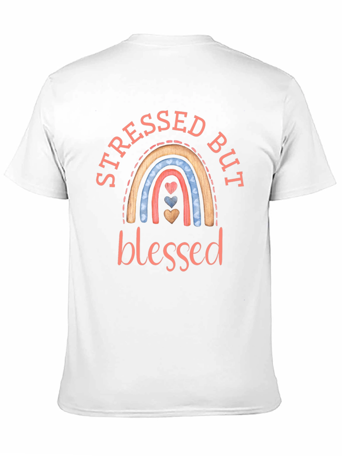 Black Stressed But Blessed T-Shirt view 11