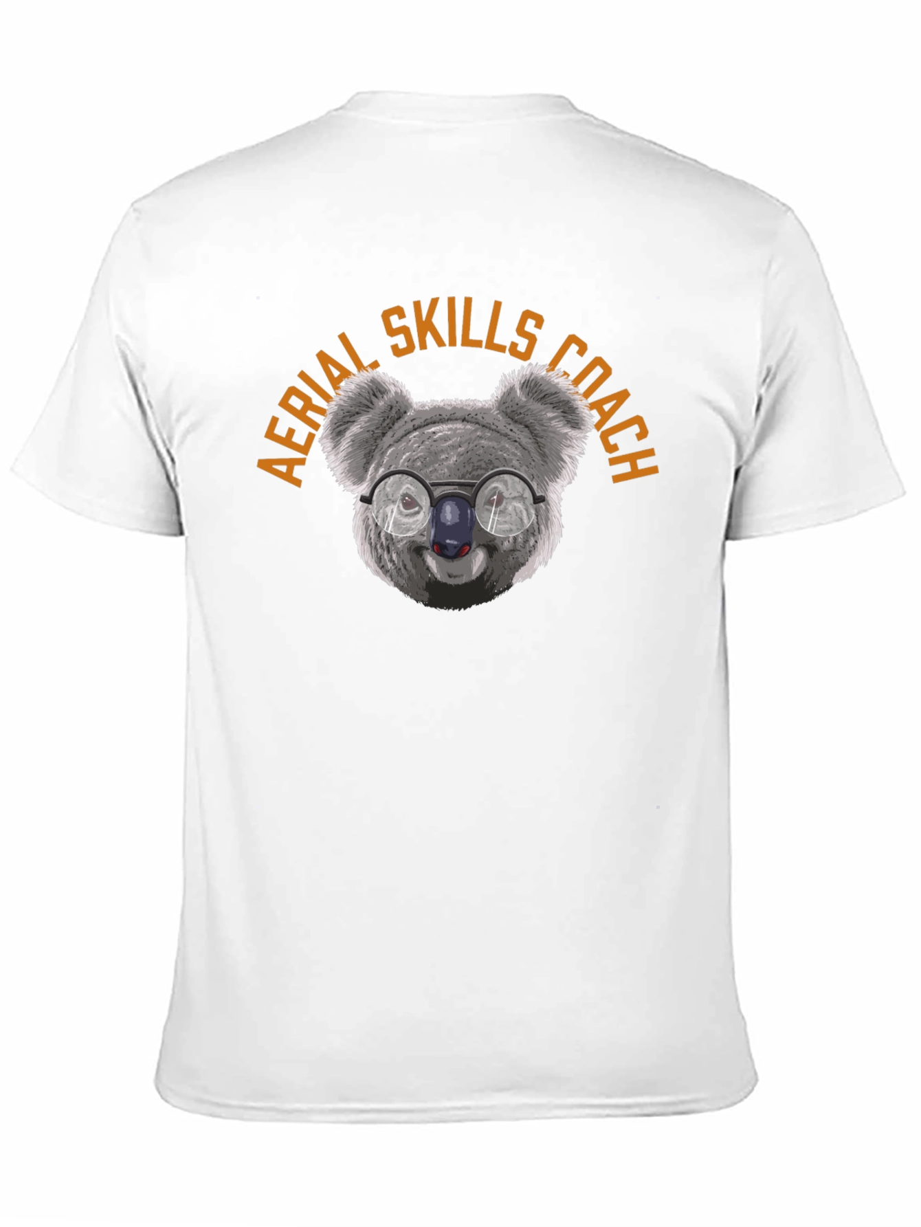 Black Aerial Skills Coach Koala T-Shirt view 11