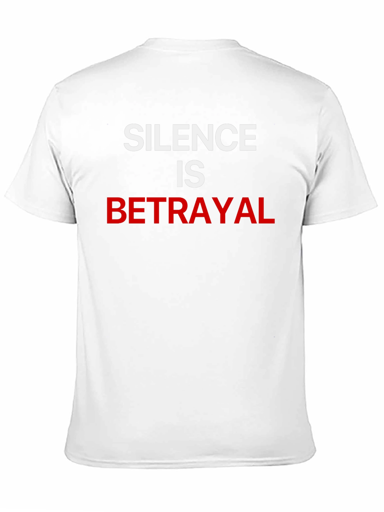 Black Silence is Betrayal Graphic Tee view 11