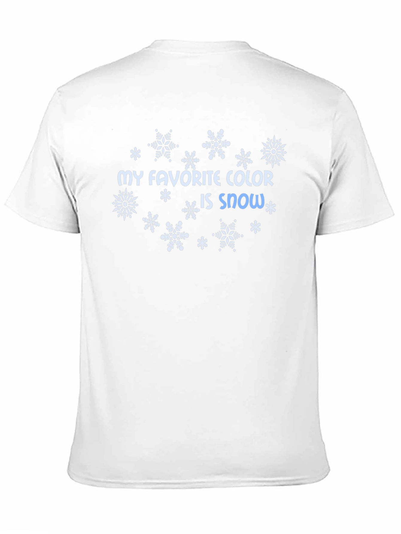 Black Snowflake Tee - My Favorite Color is Snow view 11