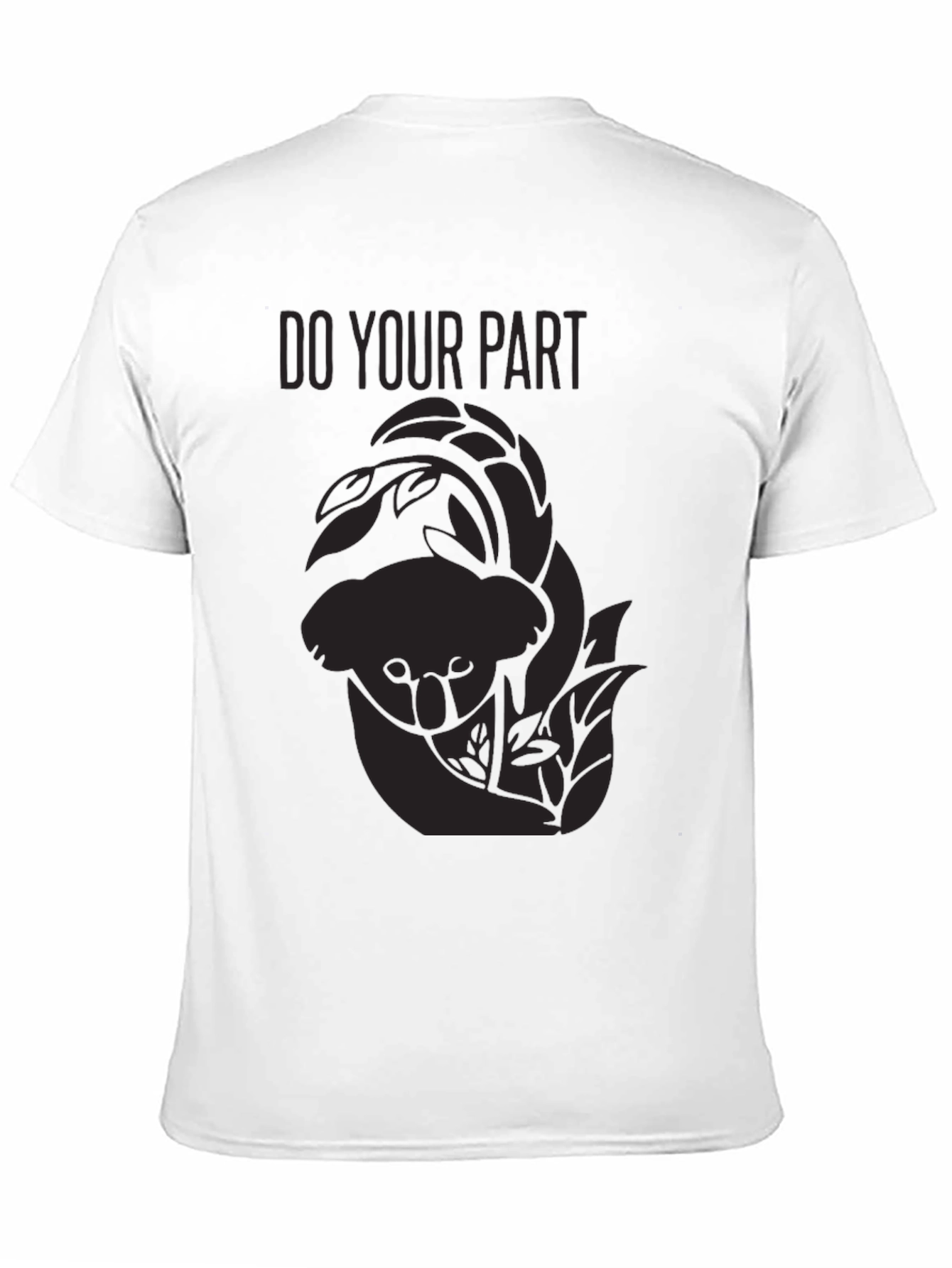 Black Do Your Part Koala Tee - Conservation T-Shirt view 11