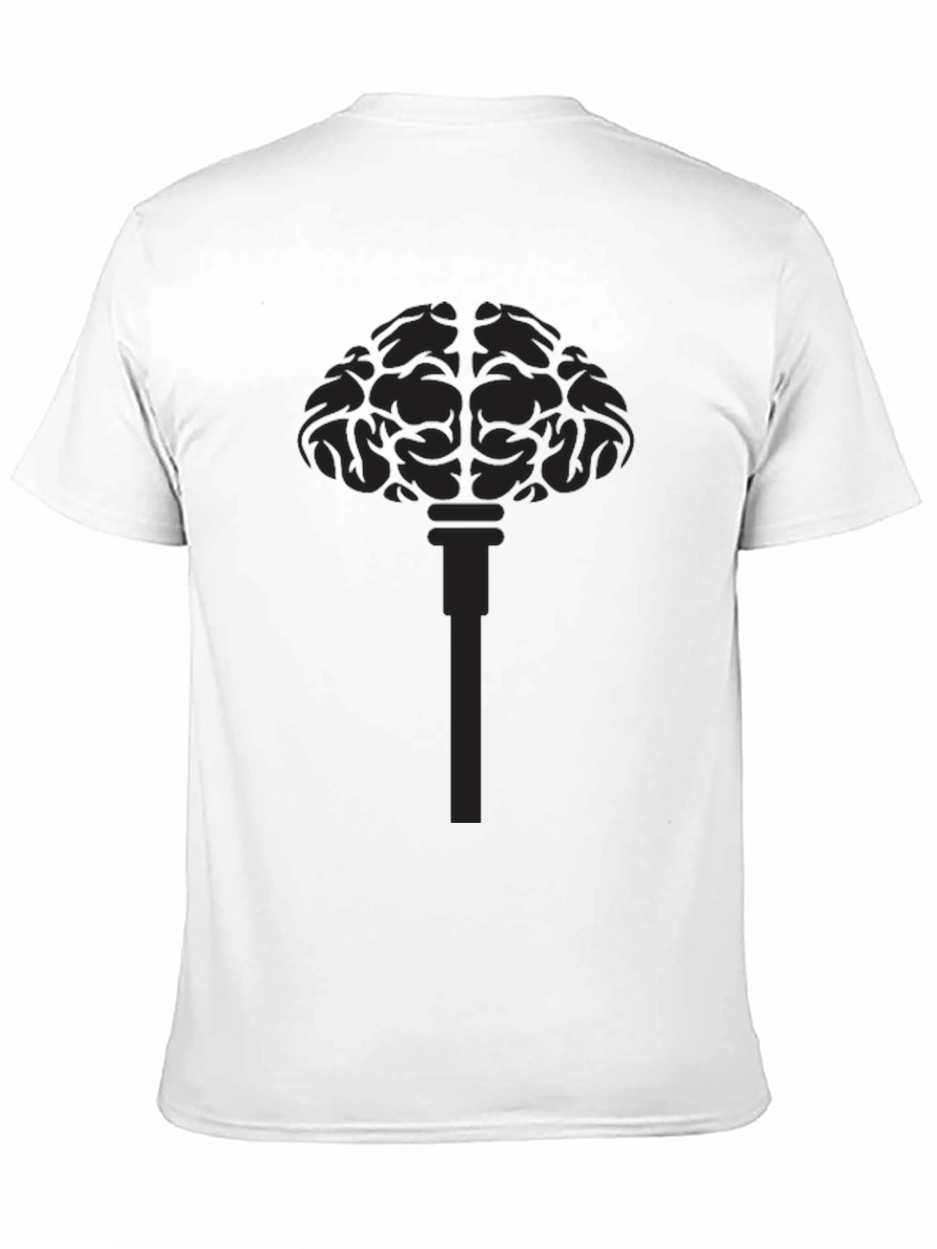 Black Brain Key Black Graphic Tee - Men's Casual Top view 11