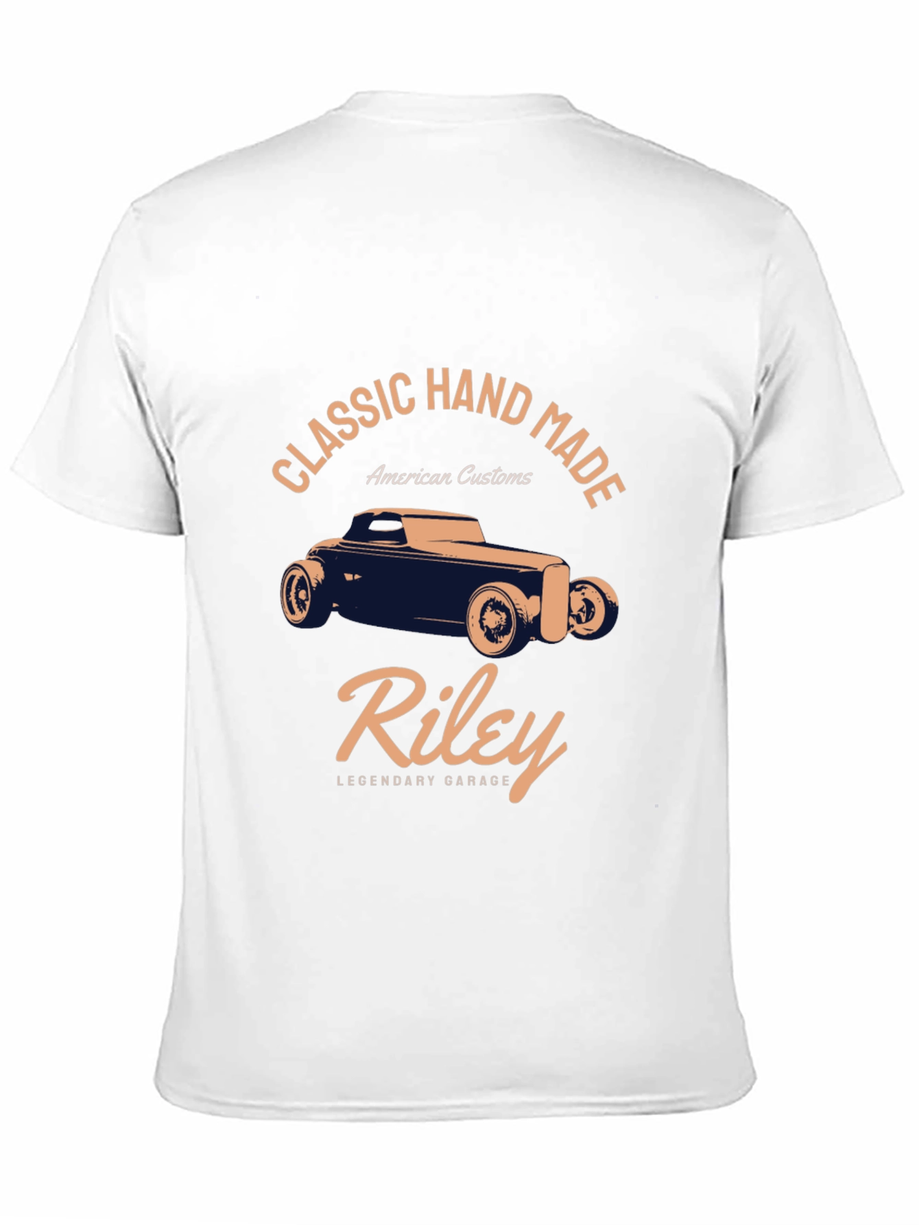 Black Classic Car T-Shirt - Riley Legendary Garage view 11
