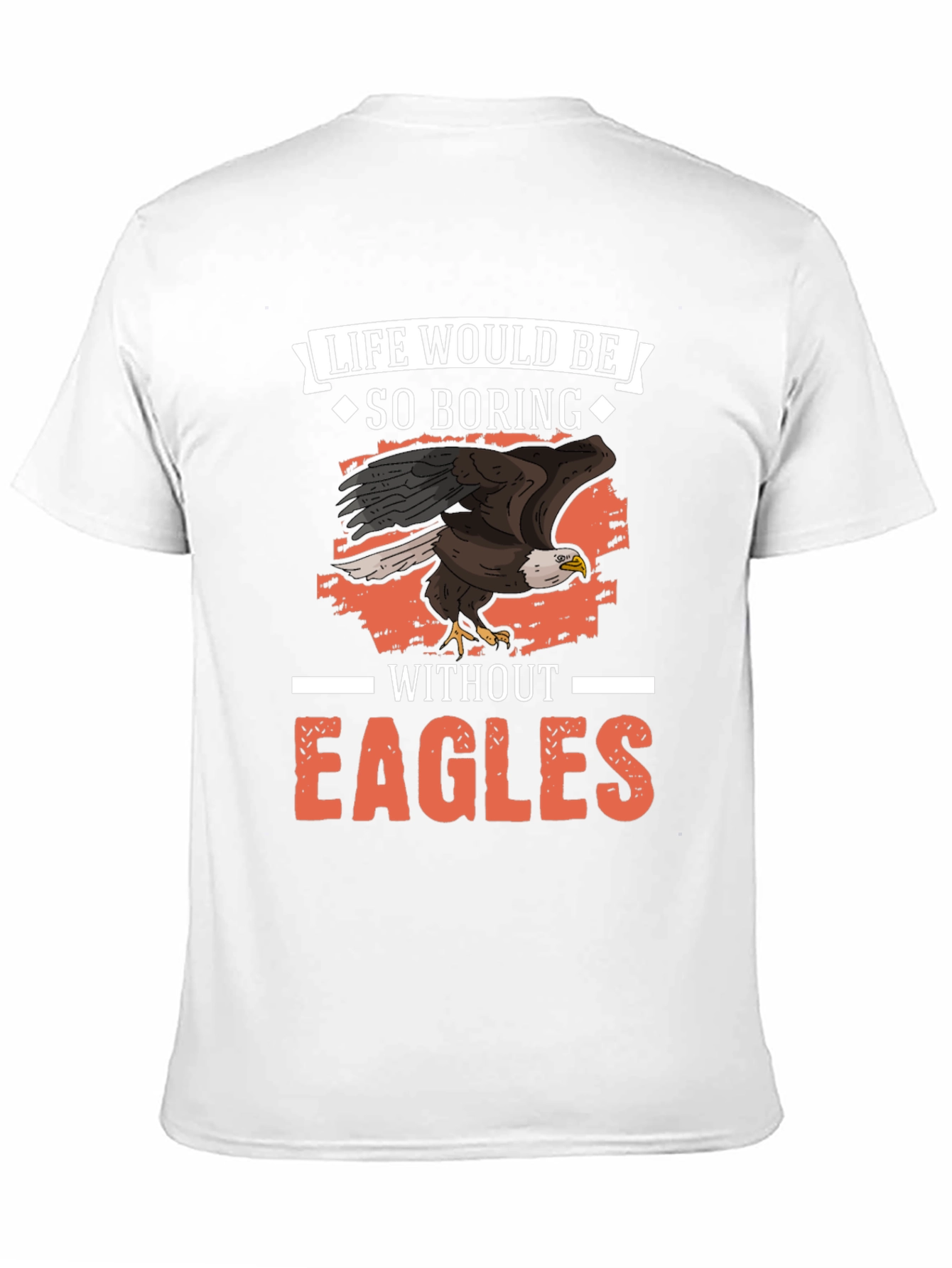 Black Life Would Be So Boring Without Eagles Graphic Tee view 11