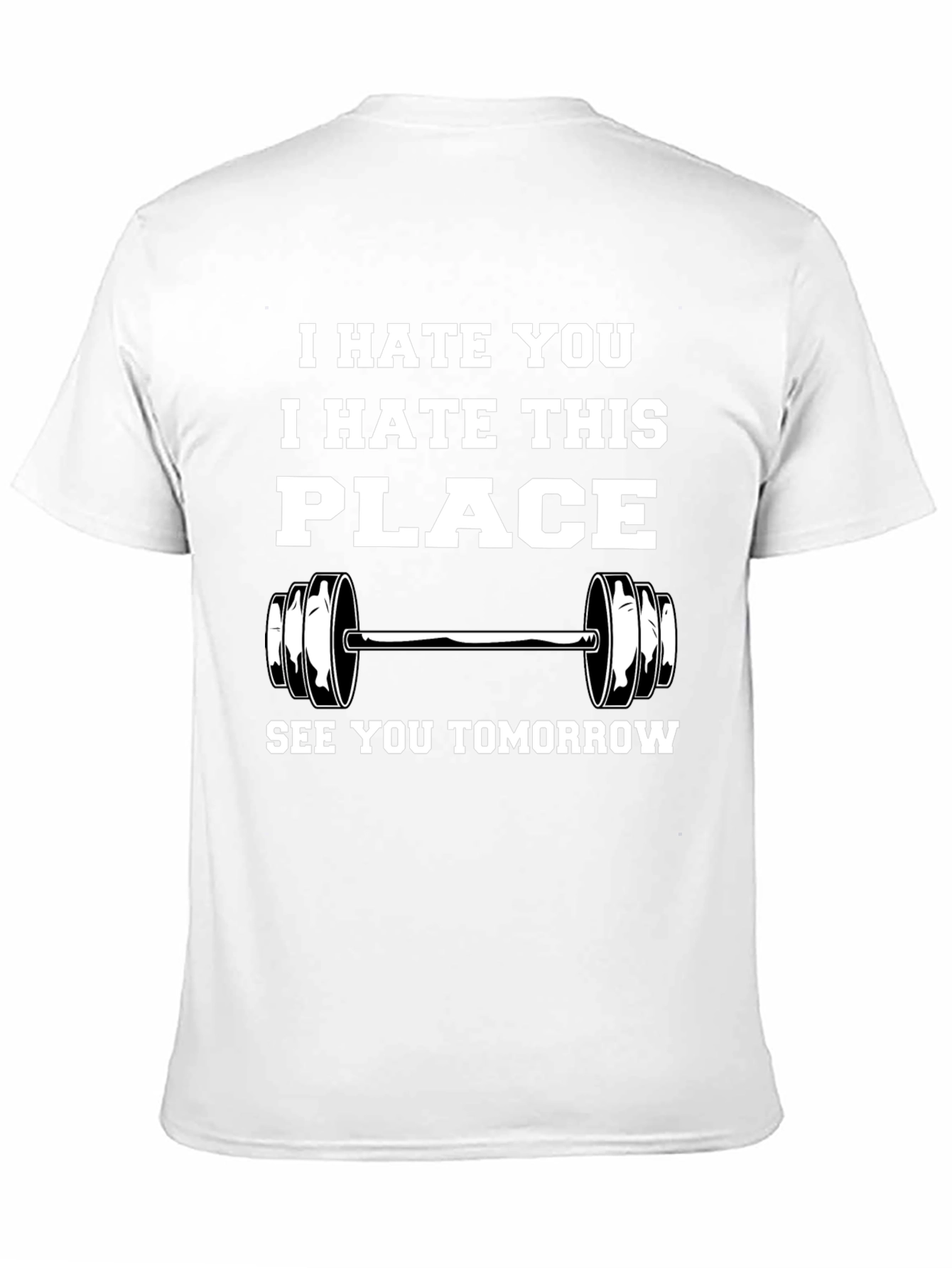 Black Gym Humor Graphic T-Shirt view 11
