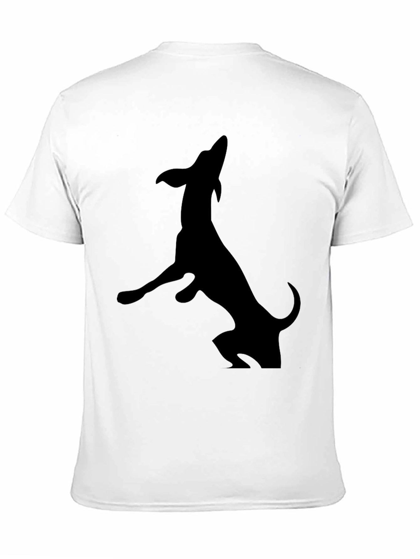 Black Black Dachshund Silhouette Graphic Tee view 11