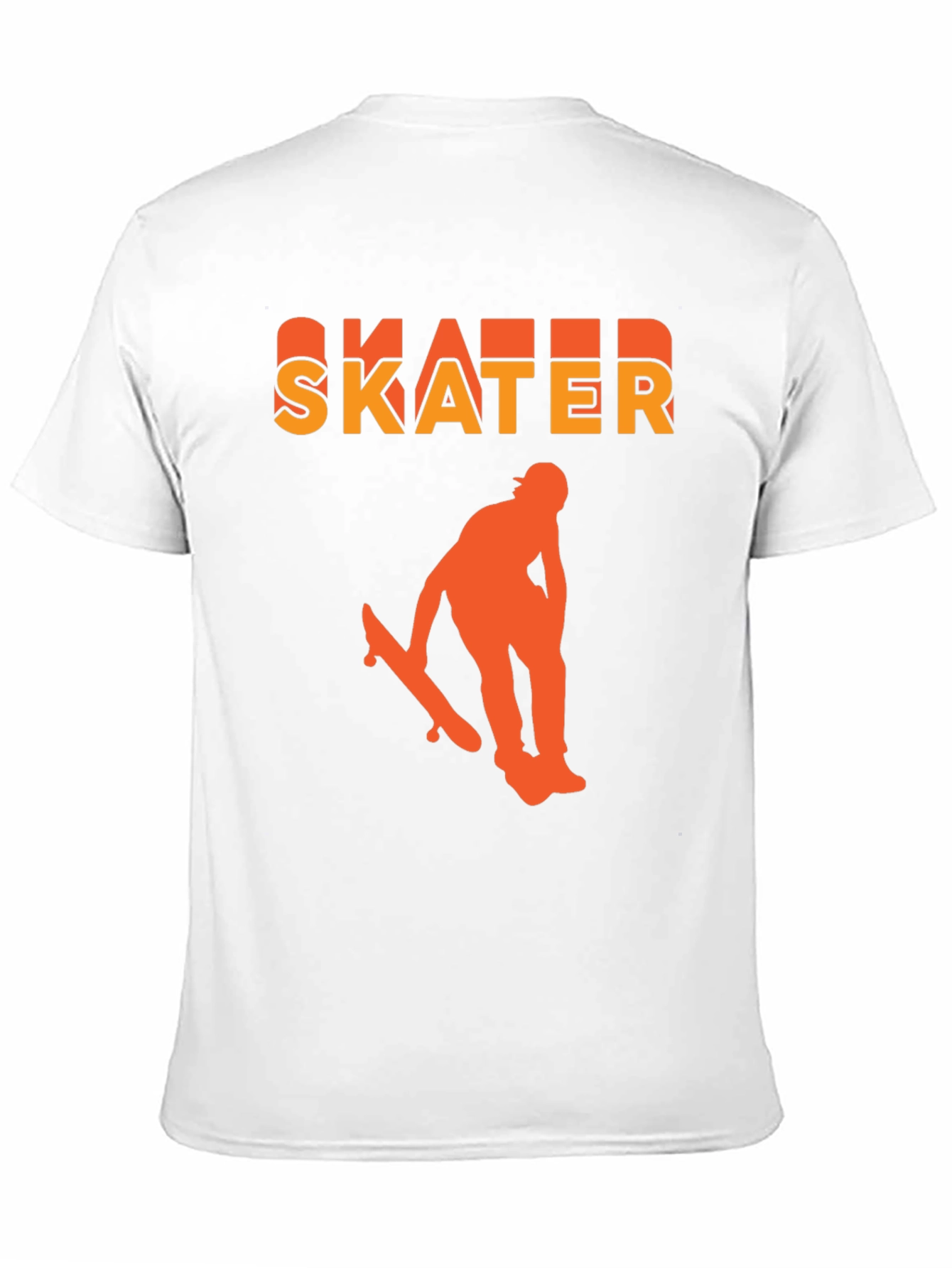 Black Skater Graphic T-Shirt - Black, Bold Design view 11