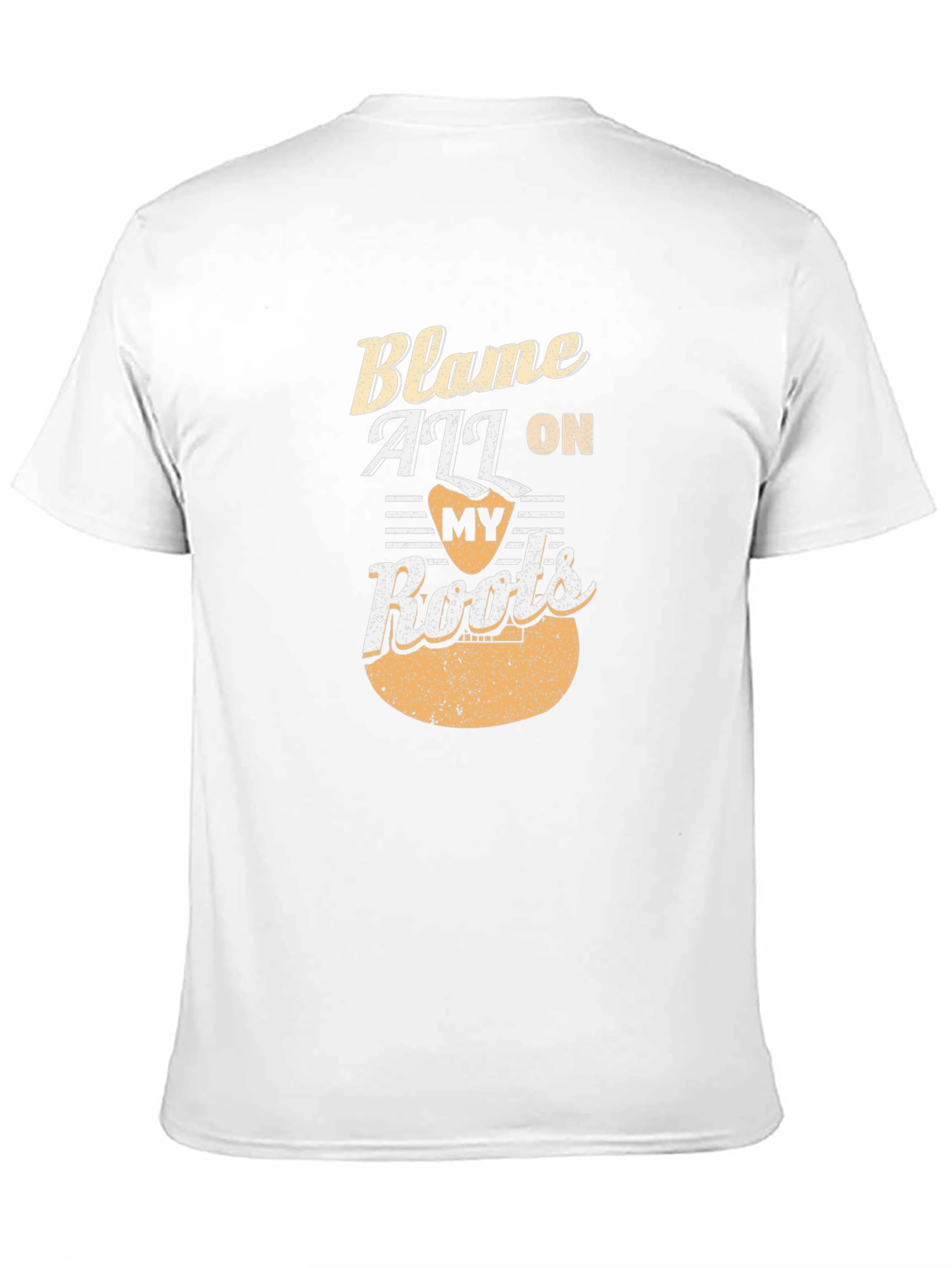 Black Blame All On My Roots Graphic Tee view 11