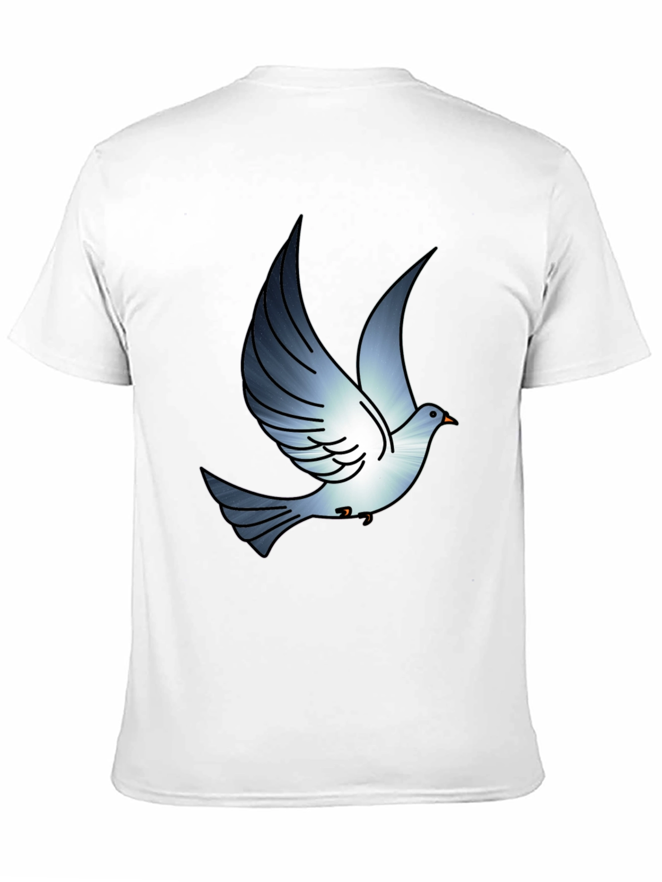 Black Dove Graphic Print Black T-Shirt view 11