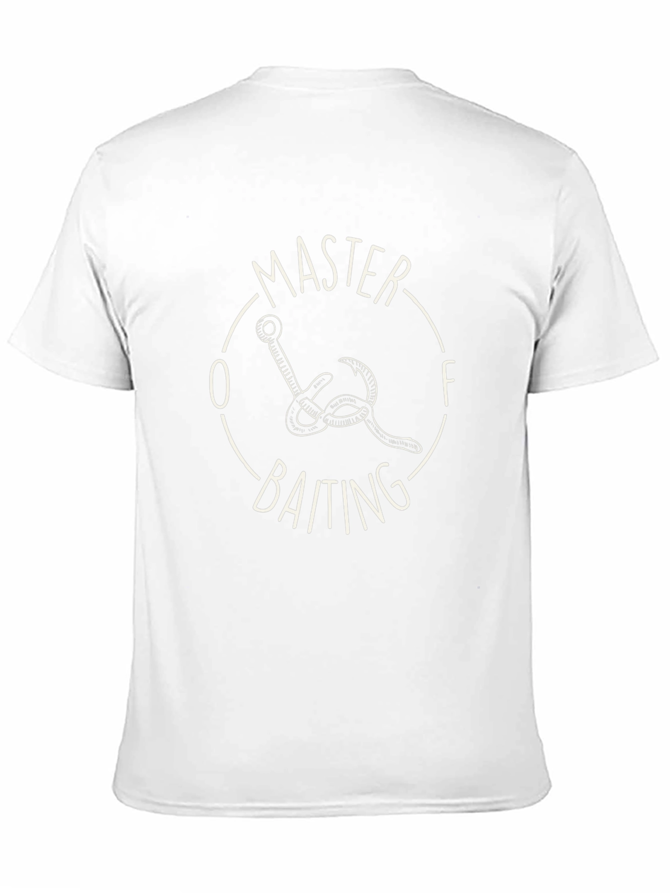 Black Master Baiting Funny Fishing T-Shirt view 11