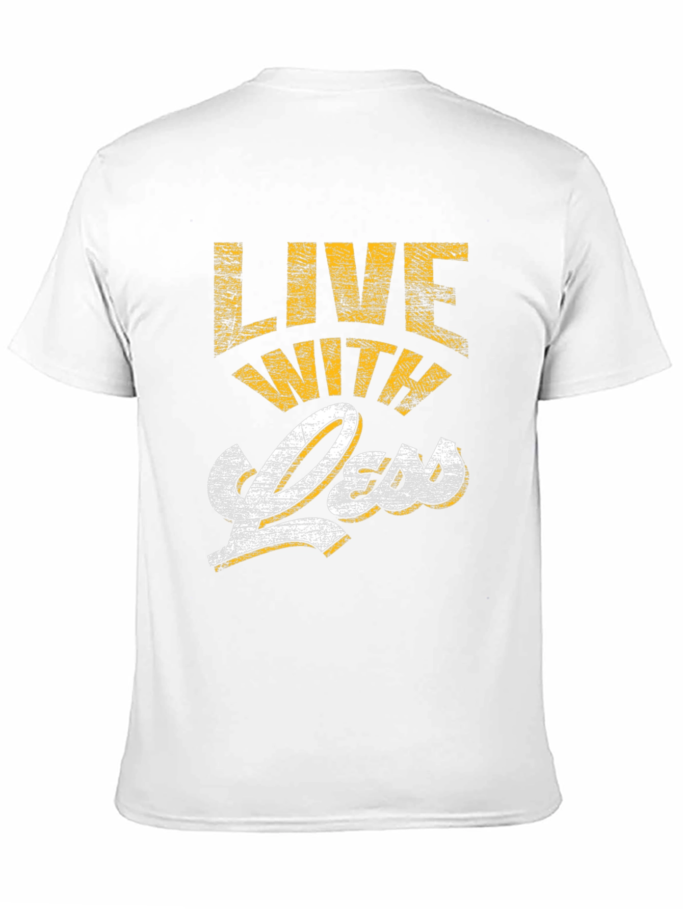 Black Live With Less Graphic Tee - Black view 11