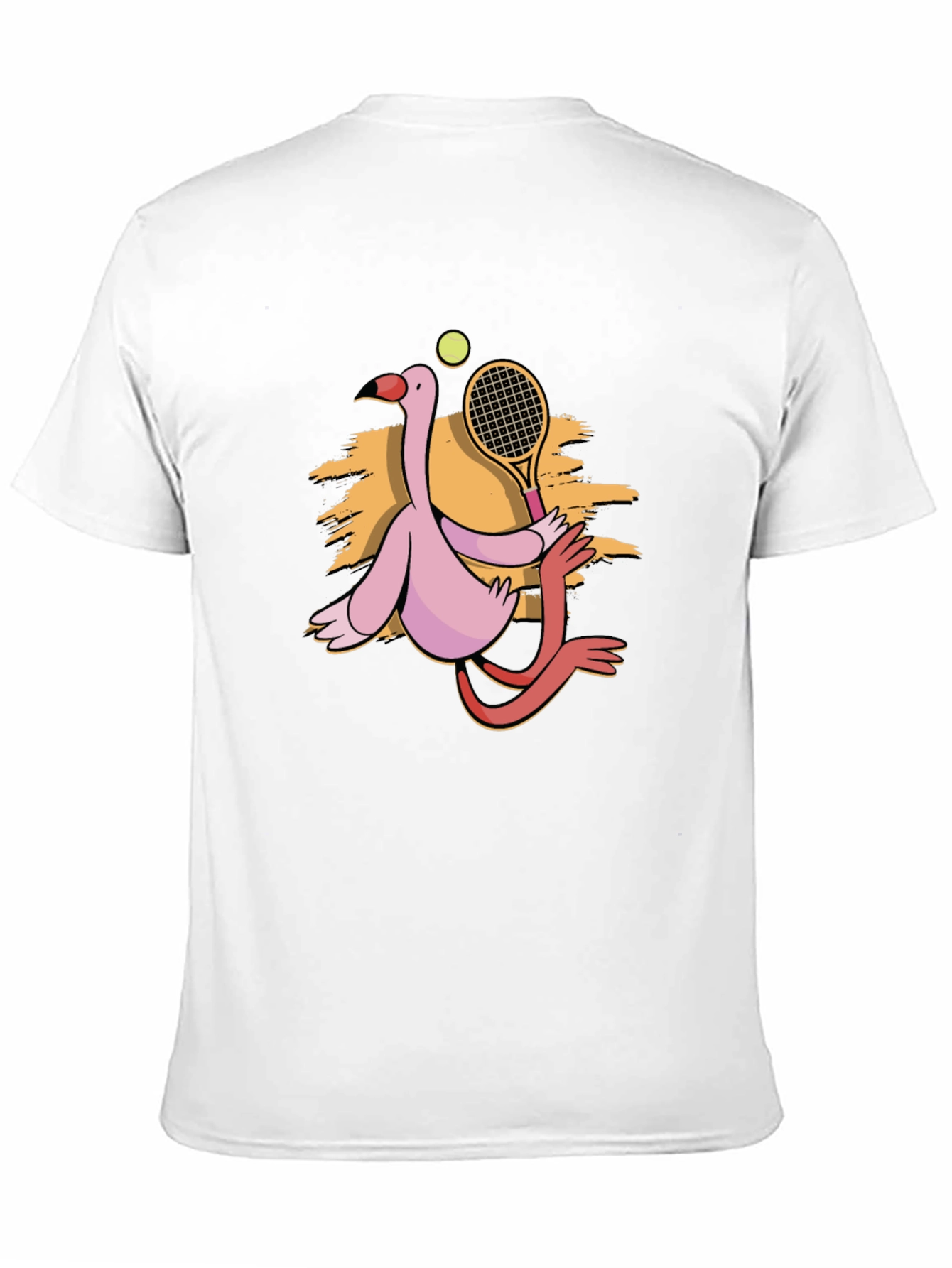 Black Flamingo Tennis T-Shirt view 11